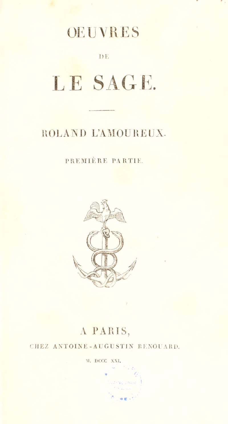 OIMJV WliS i)i; IIOJ.AÎM) L’/VIÎOL liEüX. r RK MI È RF, r \ RTIF A PAR] S J FIIEZ ANTOIM:-AUC.KSTIN Hl.XOl AlU). ■M. DCCC XM. A