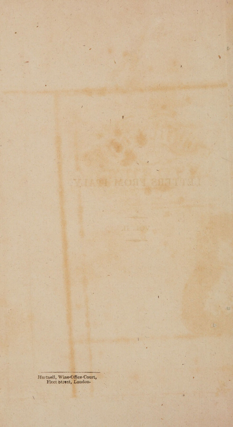 Hartnell, Wine-Cffice-Court, Flect street, London: