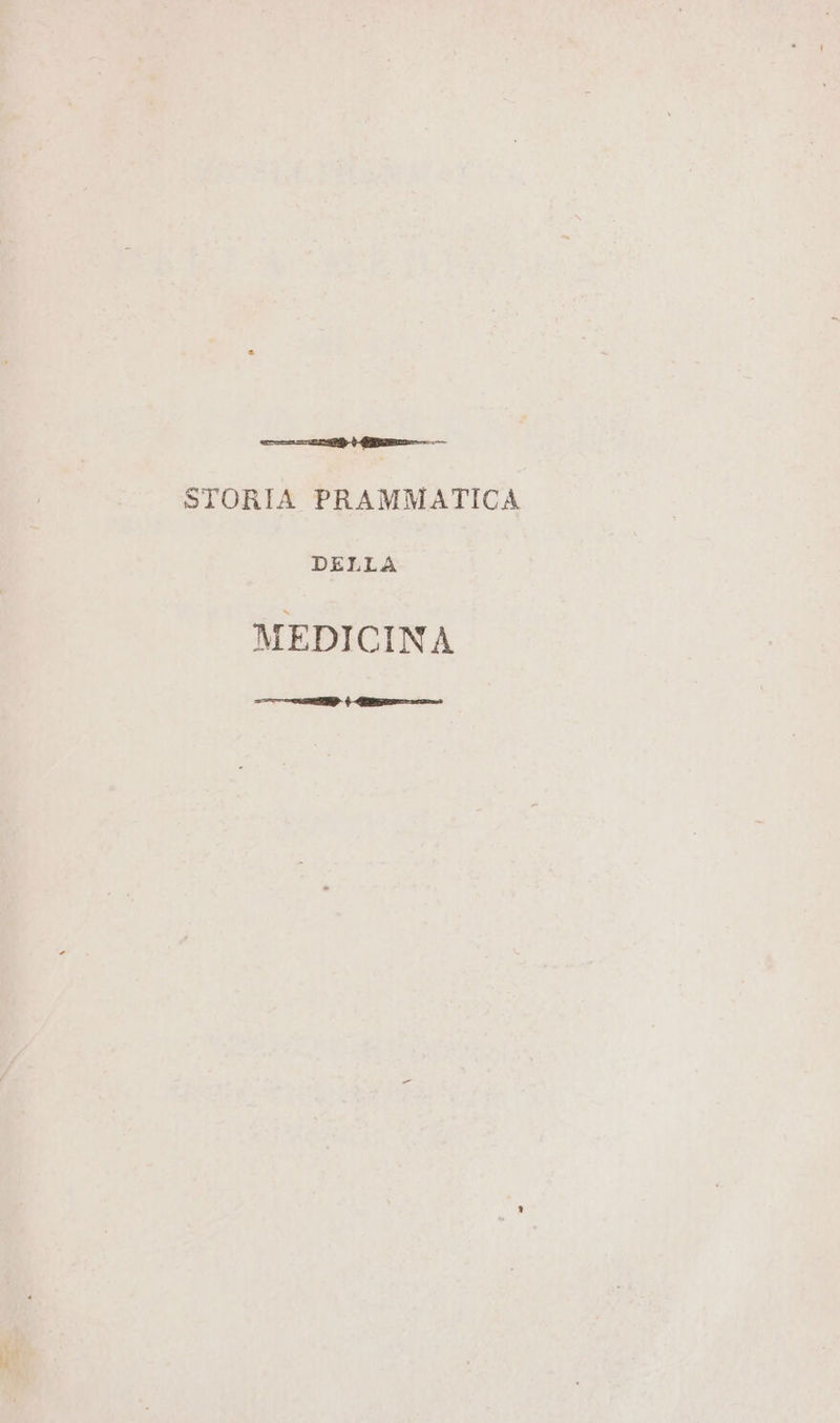 u STORIA PRAMMATICA DELLA MEDICINA —p | penne