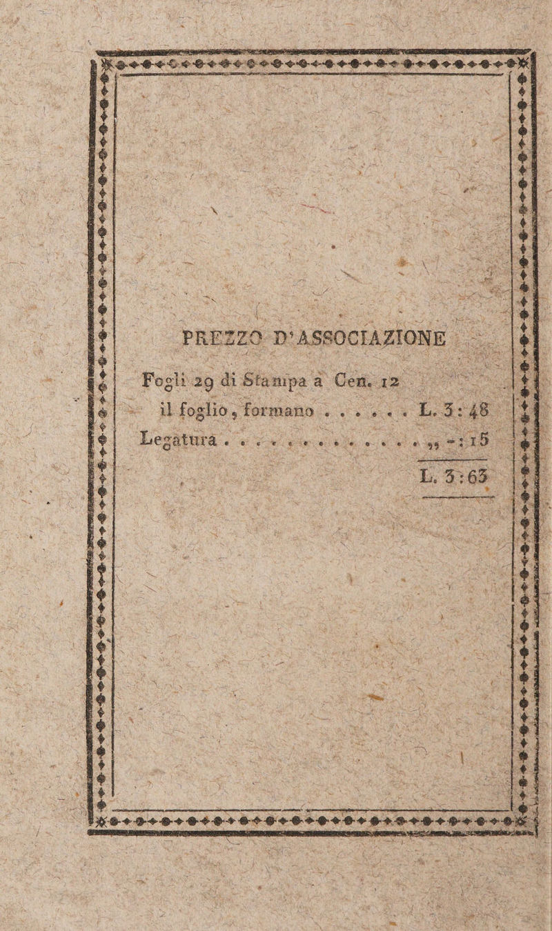 PREZZO ) D'ASSOCTAZIONE | SE - Fogli. 29 &amp; Stampa a Gen, 12 il foglio, formano . RR, È 3: Ya Legatuia . ws wire » “ ca er 115 13: 3 nt Ro 6 2 ore I x \ TE 52 PRA = tag Da sarai AE Srararerersr ; Bere