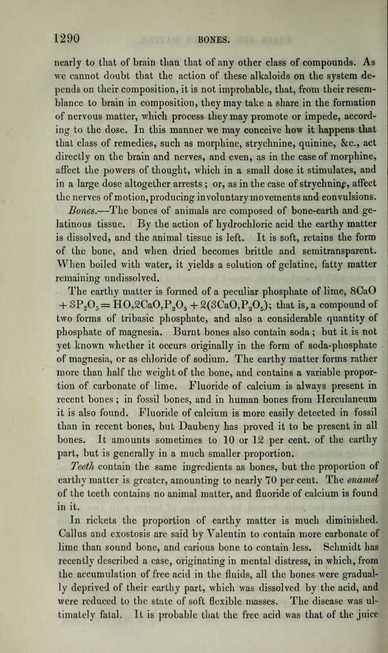 CARBONIC OXIDE. 711 ting the true constitution of the organic bases, and his researches are anxiously looked for. It is necessary to remind the reader, that, while we know the empi¬ rical formulae of the new radicals and bases above described, the rational formulae above given are only to be regarded as possible ar¬ rangements, the chief use of which at present is to aid the student in classifying and retaining the facts, but which he must not permit to influence his judgment in considering the question of their true con¬ stitution, any further than is strictly justified by ascertained facts. There is evidently much to be done before this very interesting sub¬ ject can be exhausted, and it is hoped that the above view may serve in some measure as a guide to the student should he wish to pursue the investigation for himself. For the details, the reader is referred to the memoirs of Gros, Reiset, and Peyrone in the scientific journals. When a current of sulphurous acid is passed through a solution of bichloride of platinum, a period arrives when the solution becomes colourless, and gives no precipitate with salammoniac. If now it be supersaturated with carbonate of ammonia, and concentrated, alcohol precipitates a white crystallizable salt. According to Boeckmann, it contains 2S02,2AdH,Pt0 + HO, or Pt^ j2S02,AdH20. The latter formula contains 1 at. hydrogen less than the former. This compound requires a thorough investigation. CARBONIC OXIDE. Formula CO or C202. In certain series of compounds carbonic oxide maybe considered as acting the part of a simple substance : viewed in this light, it may be considered as producing, by its combination with oxygen, oxalic acid; with chlorine,phosgene gas; with amide, oxamide; and the croconic and rhodizonic acid may' be viewed as a product of the decomposition of its compound with potassium. The compounds of this radical are :— Formula;. Carbonic Oxide. Equivalents. Oxalic Acid . . . 2C0+0 2 eq.=:28'24 + l eq. oxygen = 8 = 36 24. Chloro-carbonic Acid . CO+Cl 1 eq. = 14- 12-pl eq. chlor. = 35‘42 = 49'54. Oxamide . . . 2CO+NH2 2 eq.=28'24+1 eq. amide = 16*15= 44-39. Oxy-carburet of Potassium. 7CO+3K 7 eq.=98’84 + 3 eq. potas. =117‘45=216’29. Rhodizonic Acid . . 7CO-f-3HO 7 eq. = 98'84-)-3 eq. water =; 27 =125'84. Croconic Acid . . . 5CO + H 5 eq. = 70'60+l eq. hydro. = 1 = 71'60. Mellitic Acid . . . 4CO+H 4 eq.=56‘484-l eq. hydro. = 1 = 56'48. OXALIC ACID. Discovered by Scheele in 1776. It occurs as a mineral humboldite combined with oxide of iron ; in several plants, particularly of the A A a 2