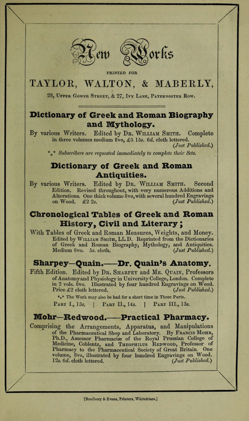 1036 CONSIDERATIONS ON THE FOREGOING FACTS. Tannic and gallic acids, although of very different composition, yet yield the same products, only in different proportions, by the action of heat; namely, metagallic, pyrogallic, and carbonic acids, and water. Tannic acid may be viewed as a compound of gallic and pyrogallic acids. 3 at. Tannic Acid 3(C18HeO, 2) = 6 at. Gallic Acid 6(C,H,Os) + 2 at. Pyrogallic Acid 2 (C6H303). Now, since gallic acid contains the elements of carbonic and pyrogallic acids, or of carbonic acid, metagallic acid, and water, it is easy to see how all these products may be formed. The proportions, however, differ with the temperature. This renders it difficult to represent all the changes by one simple equation. It is plain, however, that tannic, gallic, and pyrogallic acids, like the three acids described under meconic acid, have an intimate connex¬ ion. Further experiments must decide in what form the carbonic and pyrogallic acids exist in the tannic and gallic acids. NUT-GALLS. ELLAGIC ACID. From the puncture of an insect (Cynips gallec tinctorial Olivier) there is produced, on the leaves of all species of quercus, the so-called Nut-galls. These, when of good quality, (Aleppo galls,) contain SO to 50 per cent, of soluble matter, chiefly tannic acid. The alcoholic or aqueous infusion of nut-galls is known by the name of tincture of galls. It contains variable proportions of tannic and gallic acids, and is used as a test. It precipitates persalts of iron of a deep bluish-black colour; tin, yellowish; nickel, greenish-yellow; cobalt, whitish-yellow; cerium, yellow; copper, grey; titanic acid, red; tellurium, yellow; antimony, white; columbium, reddish-yellow; chromium, brown ; molybdenum, brown; lead, white ; uranium, reddish-brown; bismuth, reddish ; silver, dirty yellow ; platinum, dark green ; gold, brown ; osmium, violet. A fresh infusion precipitates the salts of cinchonine, quinine, brucine, strychnia, codeine, narcotine, and morphia, all white. These precipi¬ tates are soluble in acetic acid. When the infusion of nut-galls is exposed to the atmosphere, the tannic acid gradually disappears, and is replaced by gallic acid and an