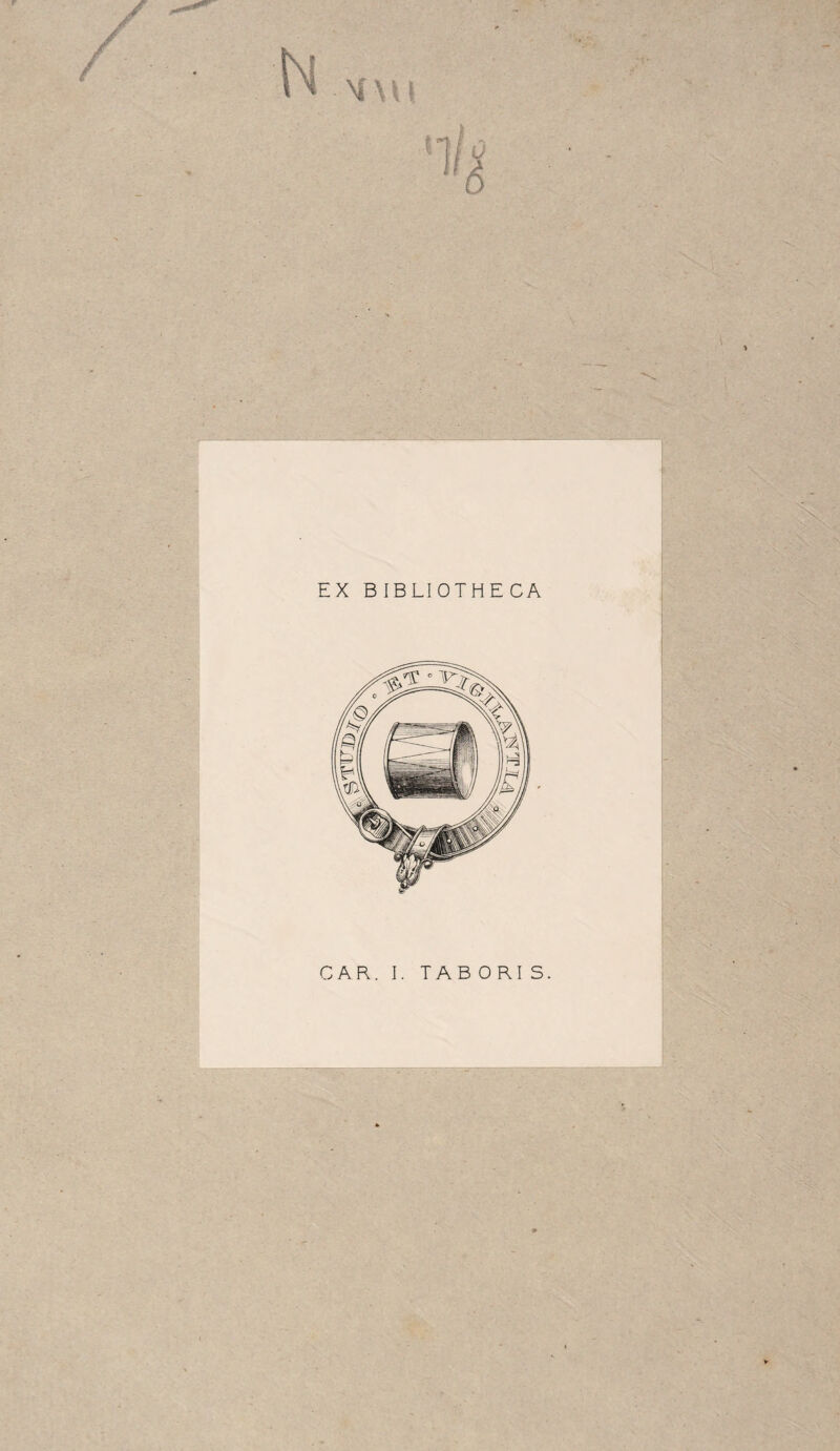 EX BIBLIOTHECA