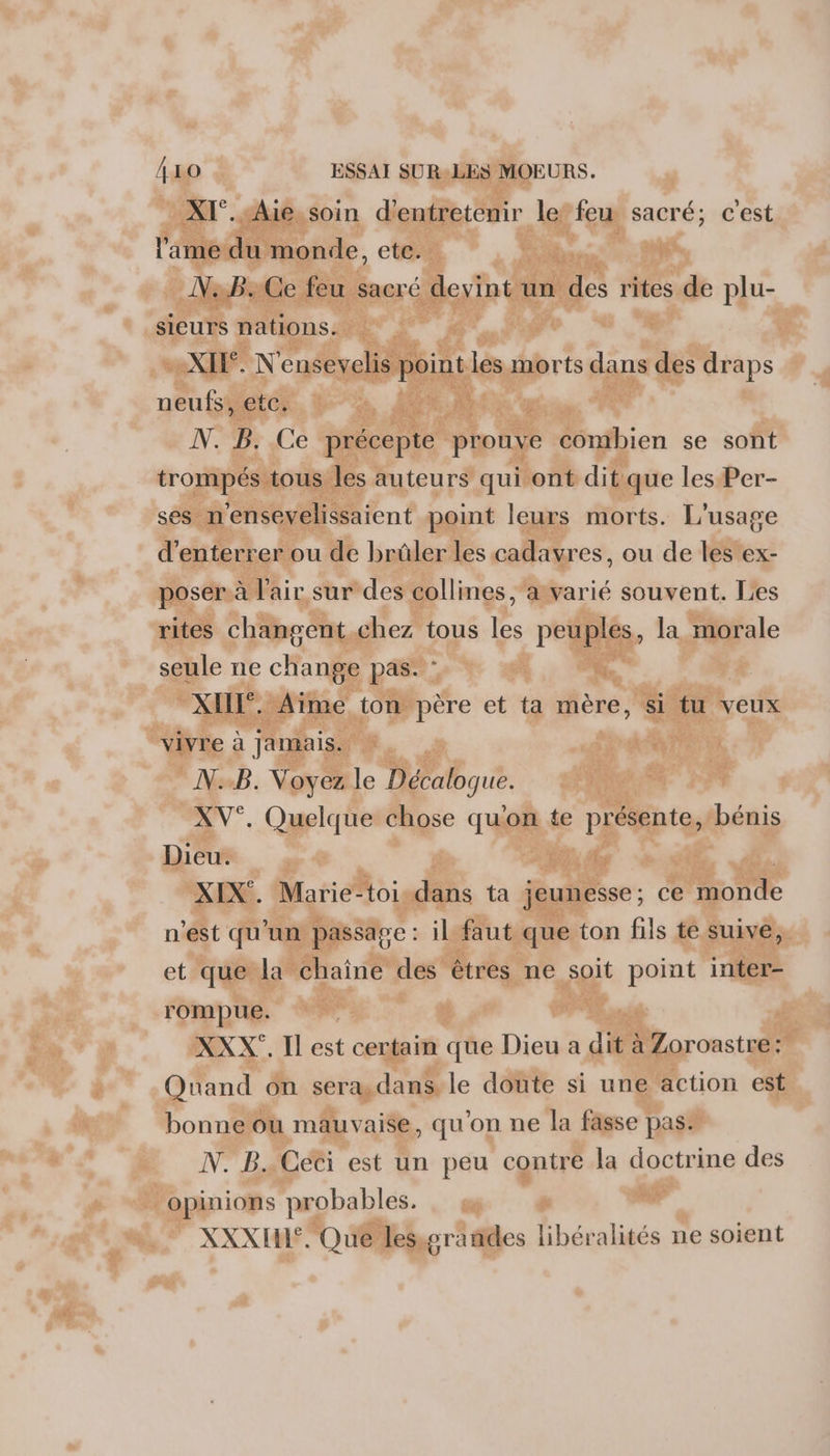 À À e | 4E 6. Li | : , &amp;. ne” vi EM PES ñb ditqie les Per- br. L’ prié ; qu on ne la fasse LP ; . B Fr est un peu contre la doctrine sie inions probables. .# # “ 7 XXXIE Qui aies 1 libéralités ne sont P Li , “