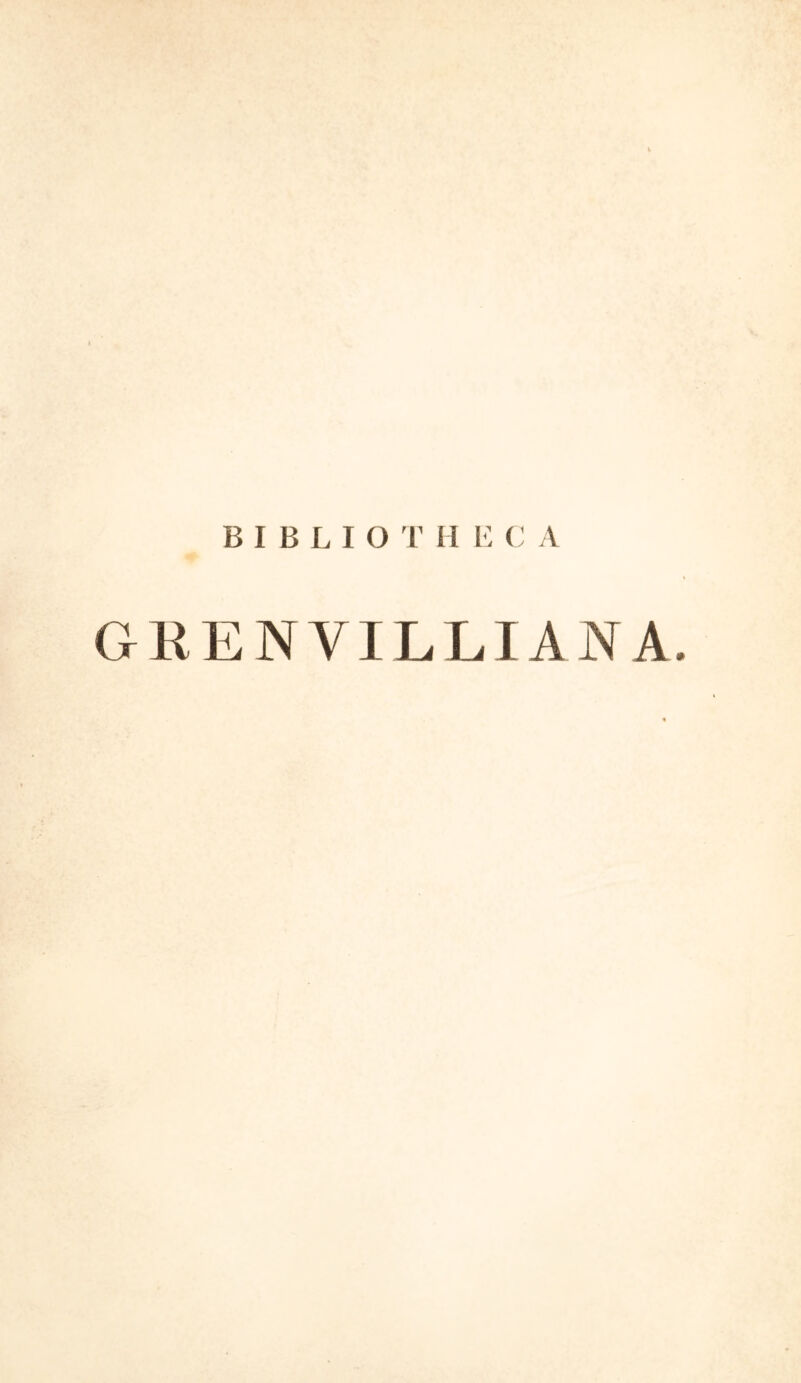 GRENVILLIANA