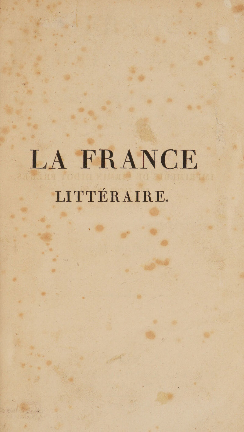 LITTÉRAIRE