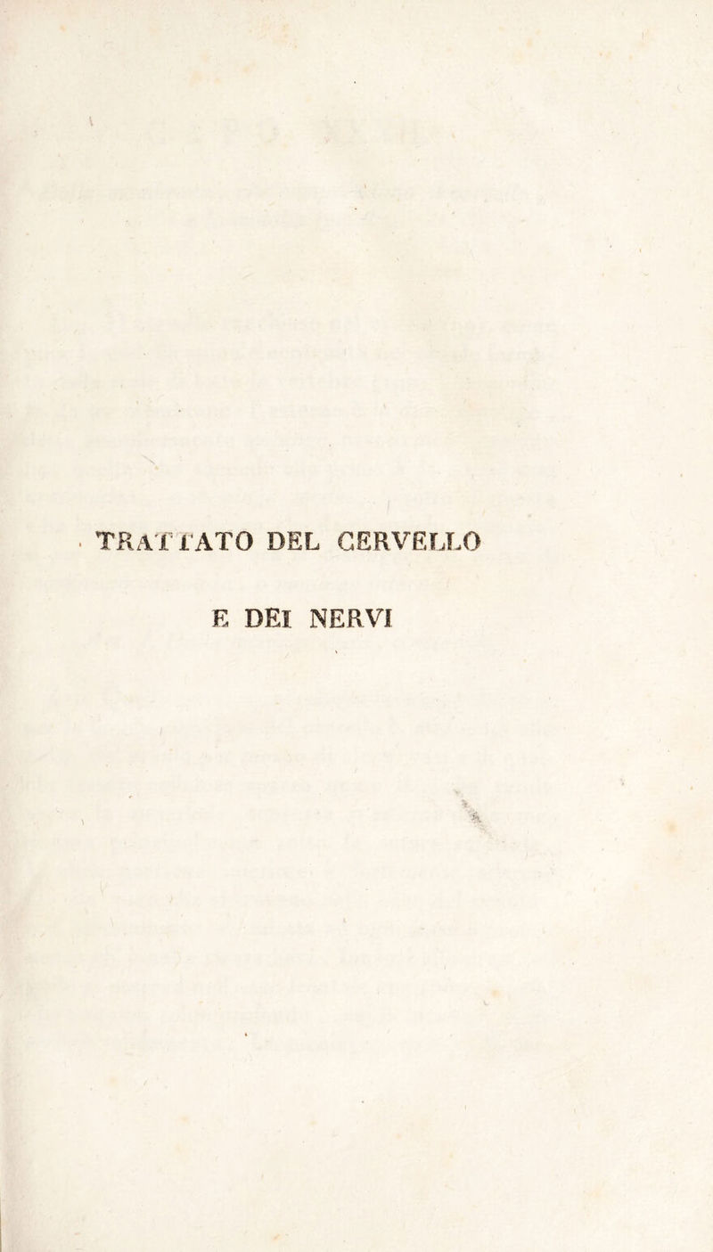 TRAT l'ATO DEL GERVELLO E DEl NERVI %■