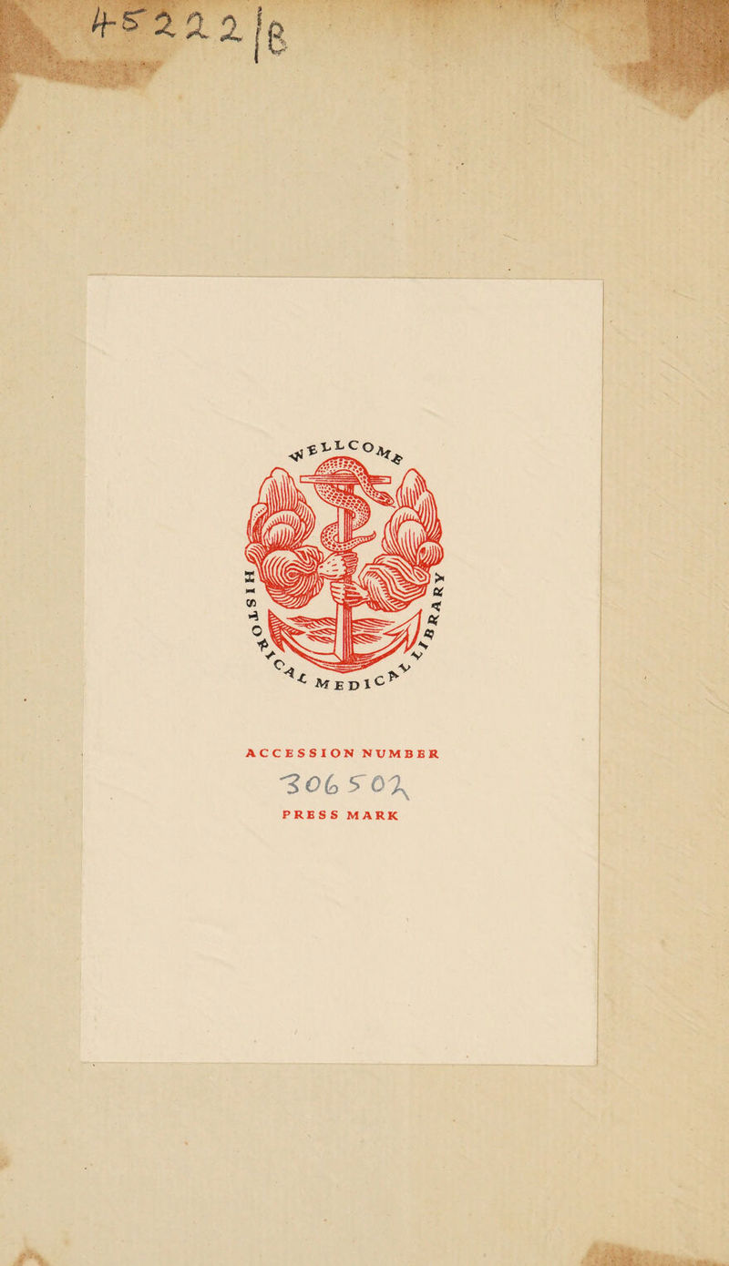 ‘.'i ' ACCESSION NUMBER -306 ^0^ PRES S MARK