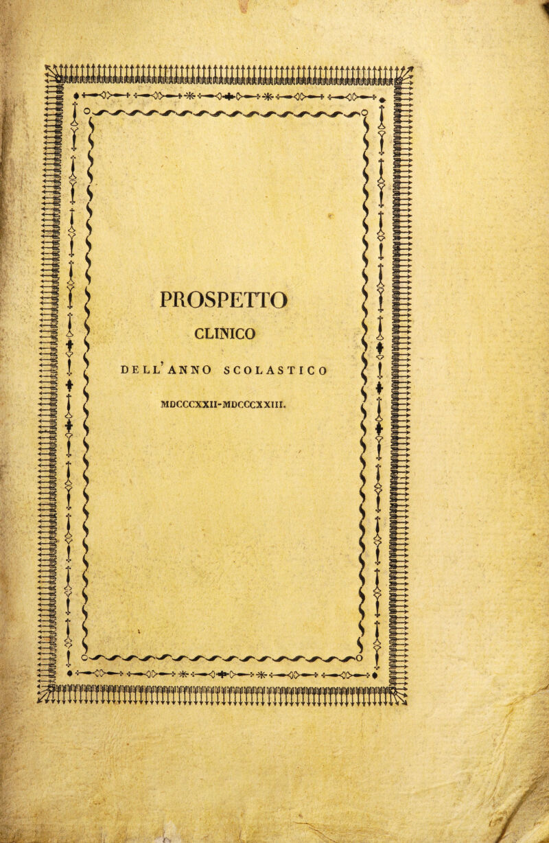 *-•<00—*•■$!$•* v tnr? ^ 333» a?» ^ Um -/ 0777 V Q7-? “ «Gk ^ UU) 4—^ ->■ fl-ry ' «Sa - ^ u» ^ /T7 r> ^ /77.r> <n» ^ WvS. ~ mas. “ «B* > M« “ TE& s 3* *^r <4 ^ <0^* *** I «S — 00 * t- D PROSPETTO CLINICO ell’anno scolastico MDCCCXXII-MDCCCXXIIX. WR - w aUF r «Oc  grm v- £aV  *!$& 1 “ ^ Va •?« <? * -*■ *-*0 -4»*C>—> -*fc- •:- rami tt s