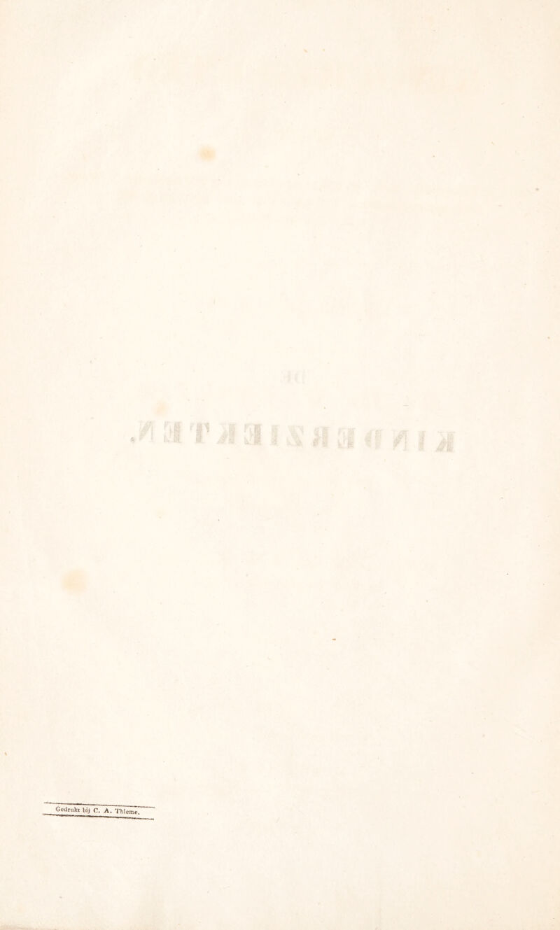 Gedrukt bij C. I G Thieme.