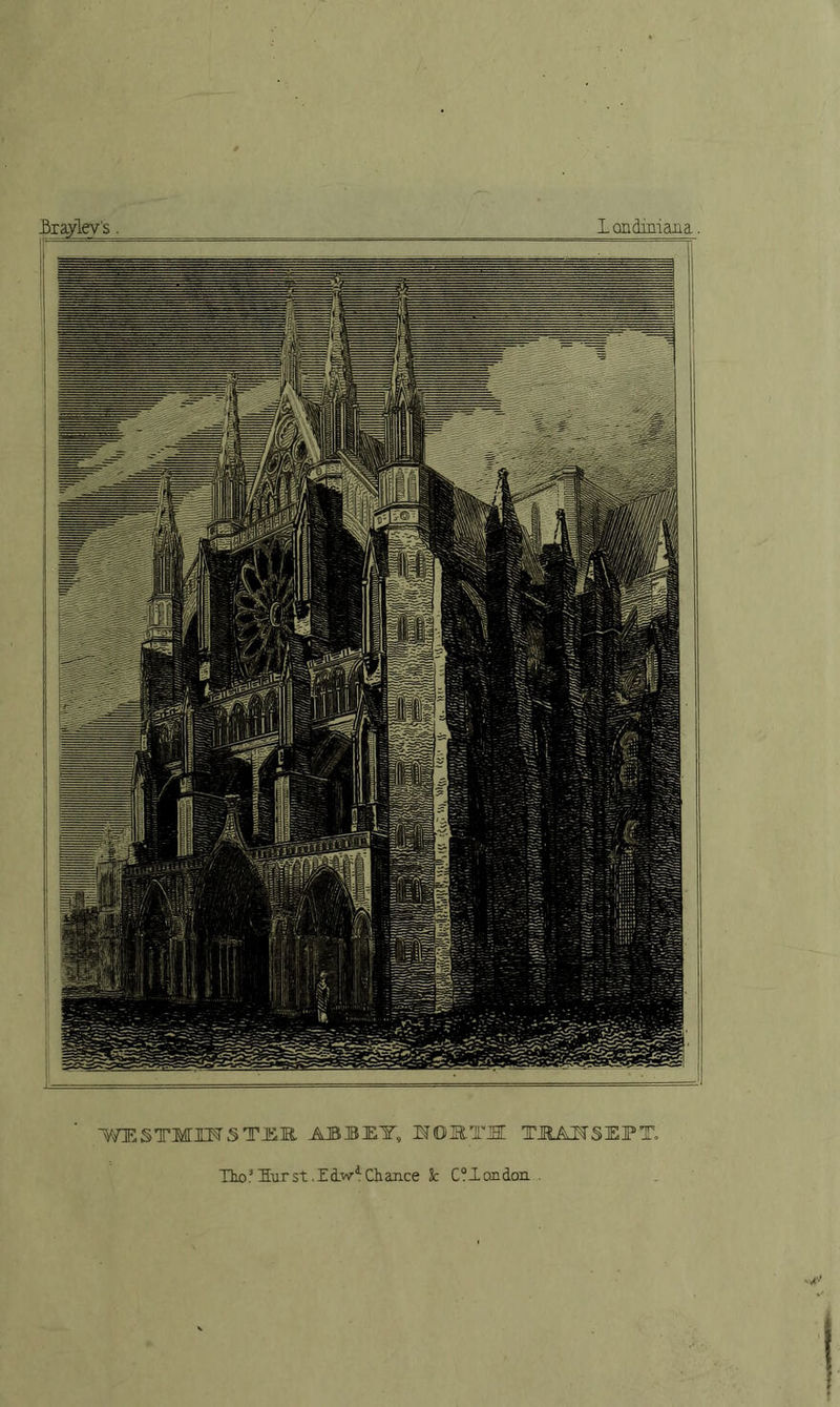 Icffidiniana ■WESTHTJOTSTJaa ABBEY, lOETH TJRANSEPT,, Tho?Eurst .Elw*Chance Sc C?landaa. .