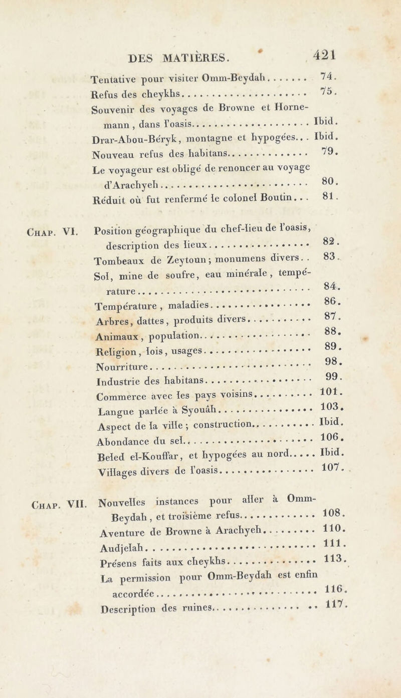 • Fromage * Guebnêli. F Froment Front Eirdenne. Einire, Farine. . , , Arenne. Frotter Acquie. Lebackal. Femme . . AnjafFe. Aloune. Fruit Fenêtre Fume'e * Douccan (Dou- kbân ). Fer * Adite (Hadyd). Feu. ... Temsa. Fuseau Astaiye. * Tabendac ( ta- Bendouq ). ri FeiiiHe *Te'ourkai {te- Ouaraka). El-Ouaoune. Tazacte, Fusil FeVe Fièvre ( Pf oriiP Emendehemin. Genou Fonde. '■ Figure Admi. Giberne Tagiberte (1). Fil Selke. Gilet * Sadriâ (Sadryeh) Tesseutte. Filer Azedait. Glace Filet ( aux pois- *Chebac (Cheba- Gorffe Tagorgoum. kah ). Ockan. Gosier Tagorgoum, Astope. Goutte Fleur Nouar. Graine Zèrèyotte. * 7,nnmàr. Grêle Anzare. Tsat. Grenade * Armoune ( Rom- Fondre Essai. » mân). Teutte. Grenadier * Tarminte. Forger * Addatte ( Had- Gros Arrette. dâd). Gueule Ombouc. Fort ( robuste ). Fou Azoubouar. Ossaguenie. H Foudre. , .... *Raad (Ra’d). Haricot Loubie ( Lou- Four Tabeunt. byeh). Fourchette. Taderie. Heure *Saât (Sâa’t). Doute. *Doq. Hiver *Chetti (Cheteh). Frapper Homme Ogguê. Huile *Daïn (Dahin), Sokie. qn’on a forge ce mot Huit *Tamâni. (1)11 est probable syll.ibe ta. 1 eu fai.sant prcce'der 1 e mot français de la