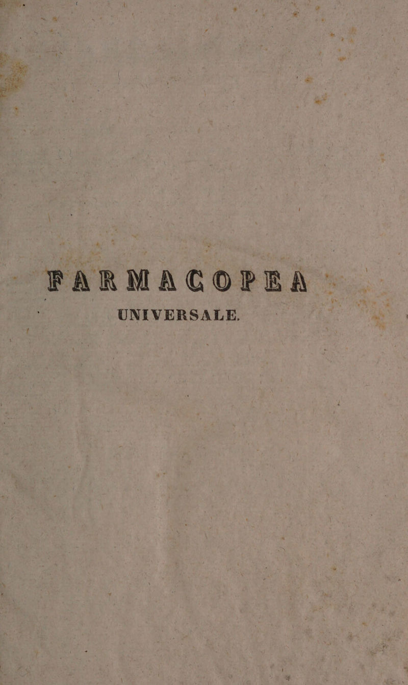 Ate 4 FARMAGOPEA | UNIVERSALE.