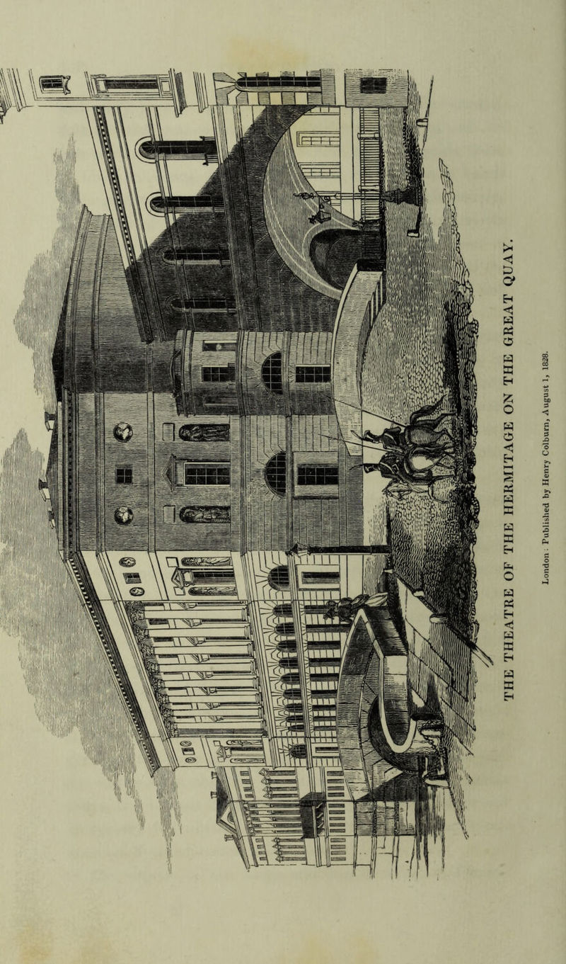 THE THEATRE OF THE HERMITAGE ON THE GREAT QUAY.