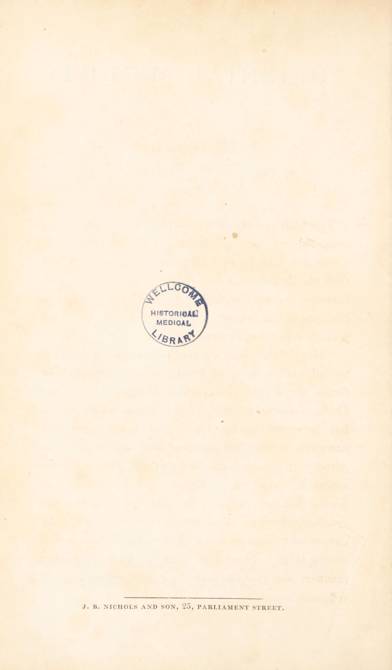 . • J. H. NICHOLS AND SON, 25, PARLIAMENT STREET.