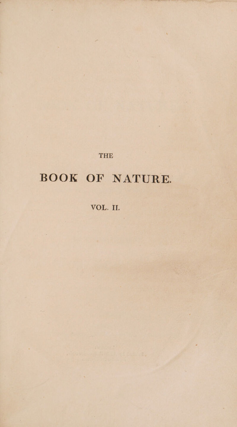 THE BOOK OF NATURE