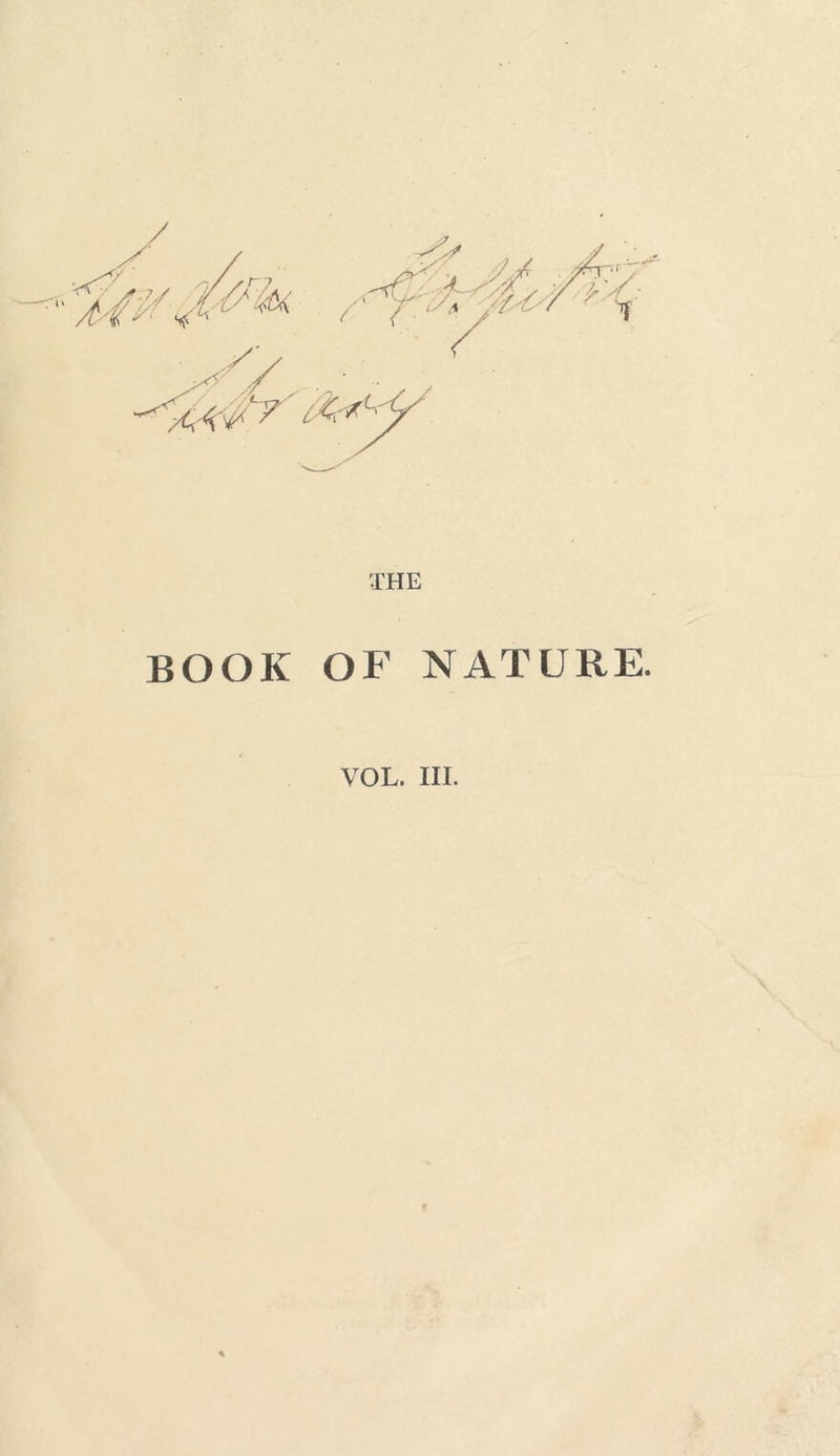 THE BOOK OF NATURE. VOL. III.