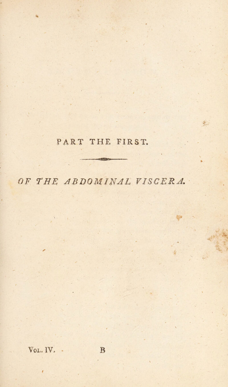 PART THE FIRST. OF THE JBDOMINJL FISCERH, i VoL. IV,. - B