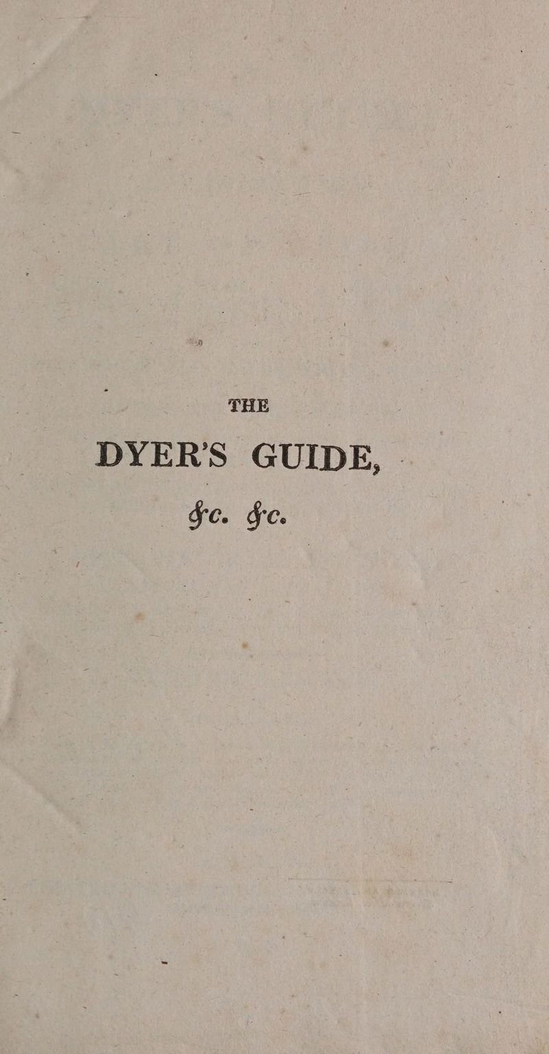 THE DYER’S GUIDE, . Deer Ge