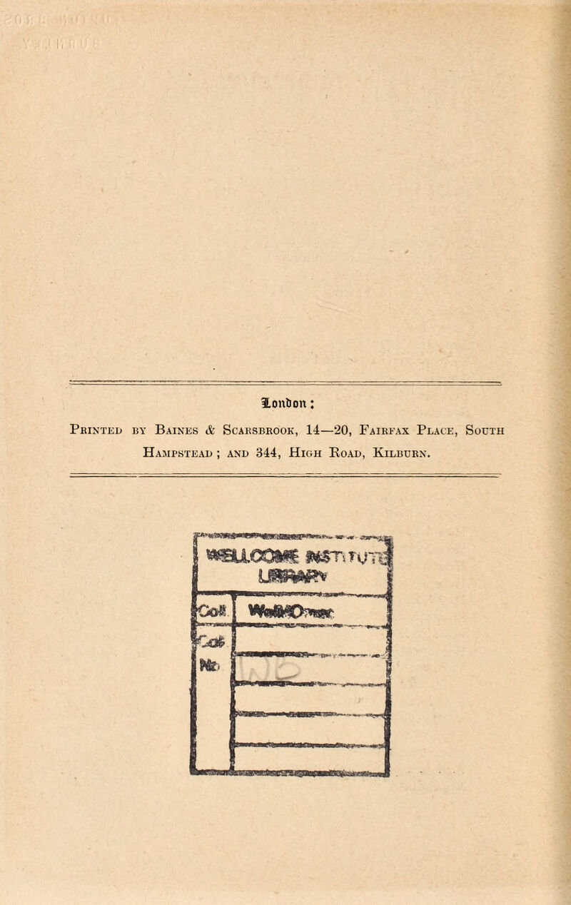 ionium: Printed by Baines & Scarsbrook, 14—20, Fairfax Place, South Hampstead ; and 344, High Road, Kilburn. mUOOm mr,rKrr(: Cog