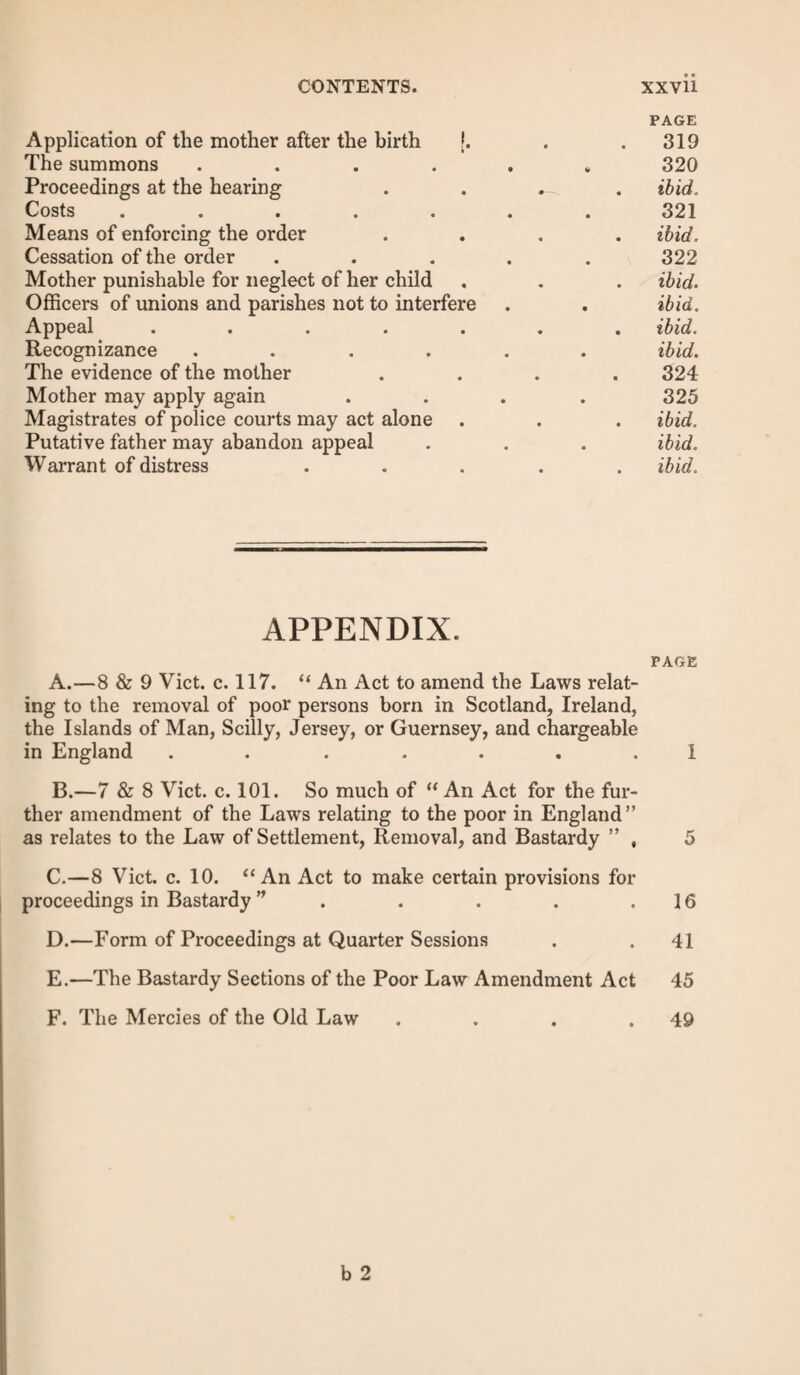 REMOVAL OF SCOTCH, IRISH, ETC. PAUPERS. 65 neither of which children has any settlement in England. These are therefore to require you the said to convey the said his wife and family aforesaid to Scotland, fyc., in the manner directed by the regulations of the justices of the said county, 4t., and approved by J S one of her Majesty’s principal secretaries of state, in pursuance of the provisions of a certain act made and passed in the year of the reign of Queen Victoria, intituled [the title of thin act]. Given under our hands and seals this day of in the year of our Lord one thousand eight hundred and [Here copy the regulations of' the justices of the county, &;c., ap¬ proved by the secretary of state, as applicable to the removal of the party.] Form of examination to ivhich the above warrant refers. \ The examination of taken on oath before us, to wit. / two of her Majesty’s justices of the peace acting in and for the [county, riding, city, borough, town corporate, division or liberty,] aforesaid, this day of in the year of our Lord one thousand eight hundred and , who on oath saith, that ac¬ cording to the best of [his or her] knowledge and belief [he or she] was born in in that part of the united kingdom called Scotland [or Ireland, or in the Isle of Man, or Scilly, or Jersey or Guernsey], which [he or she] left about years ago, and hath no settlement in that part of the united kingdom called England, and hath actually become and is now chargeable to the [parish, township, 4'<*.] of in the county of [and that he hath a wife named and children, neither of which children have gained a settlement in England.] Sworn the day and year first above written, before us