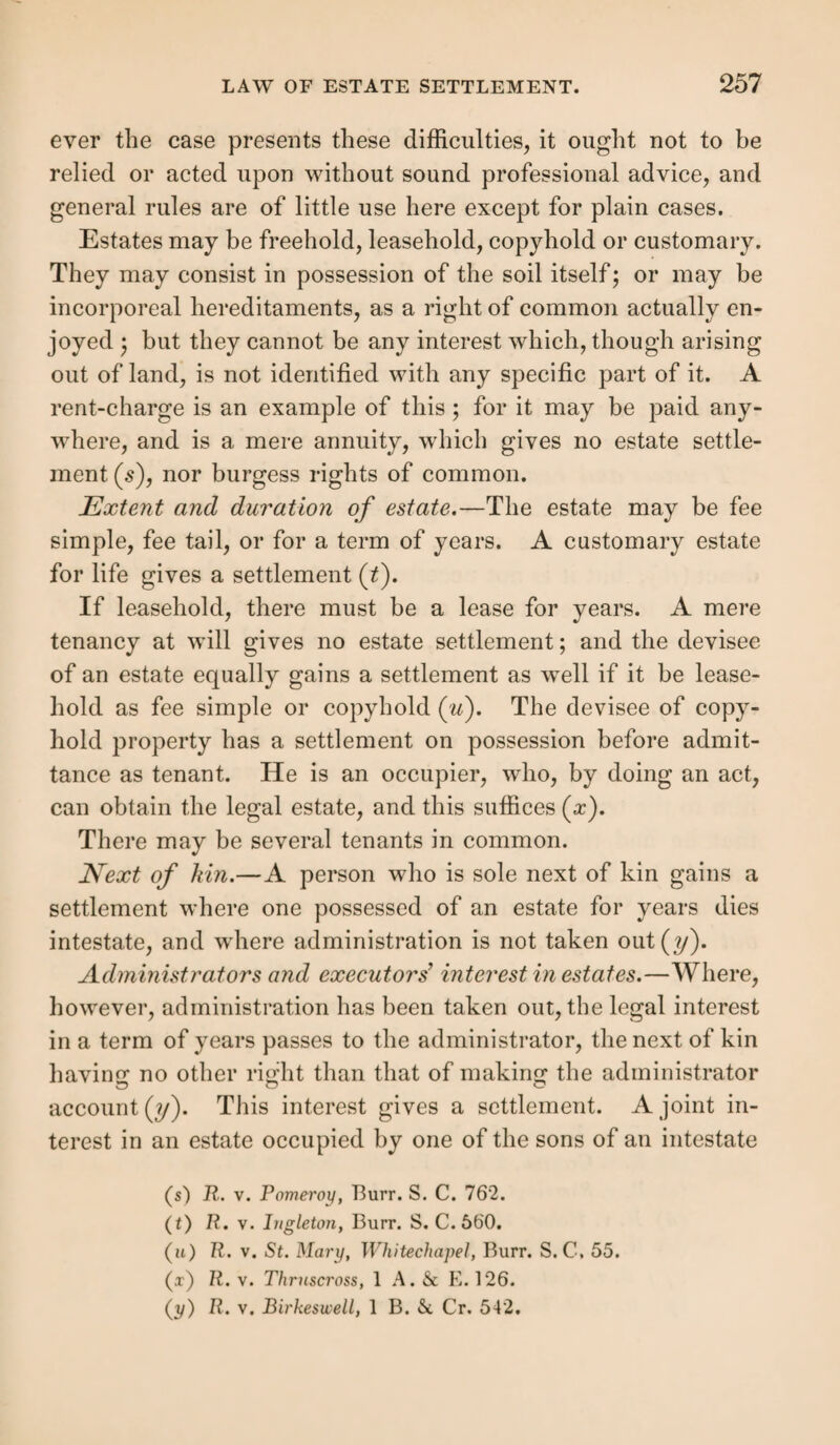 Form of notice to be sent by the overseers of the parish of the settlement to the board of guardians of the union in which the settlement is. To the board of guardiaus of the poor of the union of in the county of Whereas A and B, Esquires, being two of her Majesty’s justices of the peace acting in and for the county of Kent, have, by an order under their hands and seals, dated the day of , a.d. 1844, upon due examination as therein stated, directed to , being the overseers of the parish of , in the county of Kent, to remove a certain pauper, C D, chargeable on the said parish, and duly proved to them to be insane, to the lunatic asy¬ lum at : And whereas, upon like due examination as in the said order stated, the said justices have adjudged the legal settlement of the said pauper A B to be in our parish of , and whereas our said parish of is within and forms part of the said union; and whereas the said pauper C D was, under and by virtue of the said order, conveyed to and now is kept and maintained in the said lunatic asylum; we hereby give you notice of the premises, and request you to pay the sum of £ : s. d., being costs lawfully due in respect of such pauper incurred in con¬ veying the said pauper to the said county asylum, to the treasurer of the said asylum, and also to pay on demand such weekly sum as shall from time to time be fixed by the visitors of the said asylum to the said treasurer for the maintenance, medicine, care and clothing of the said A B, so long as he shall be confined therein, according to the form of the statute in that case made and provided. Dated this day of , a.d. 1845. Where the costs remain unpaid, the order for costs on the overseers may be as follows : — Form of order on overseers for payment of costs incurred. Kent } To the overseers of the poor of the parish of , in the to wit. S county of Whereas it has been duly made to appear before us, whose names are hereunto set and seals affixed, being two of her Ma¬ jesty’s justices of the peace in and for the said county of Kent, that on the day of , a.d. 1846, A B, a pauper, was brought and duly examined by us [or by and ], Esquires being two of her Majesty’s justices of the peace in and for the county of , and was then proved, to the satisfaction of us [or the said last-mentioned justices,] to be a person insane, lunatic, and dangerous to go abroad; whereupon we the said last-men¬ tioned justices, by an order under our [or their] hands and seals, bearing date the day of , a.d. 1846, directed to the over¬ seers of the poor of the said parish of , did order them to convey the said A B to the county lunatic asylum of in the