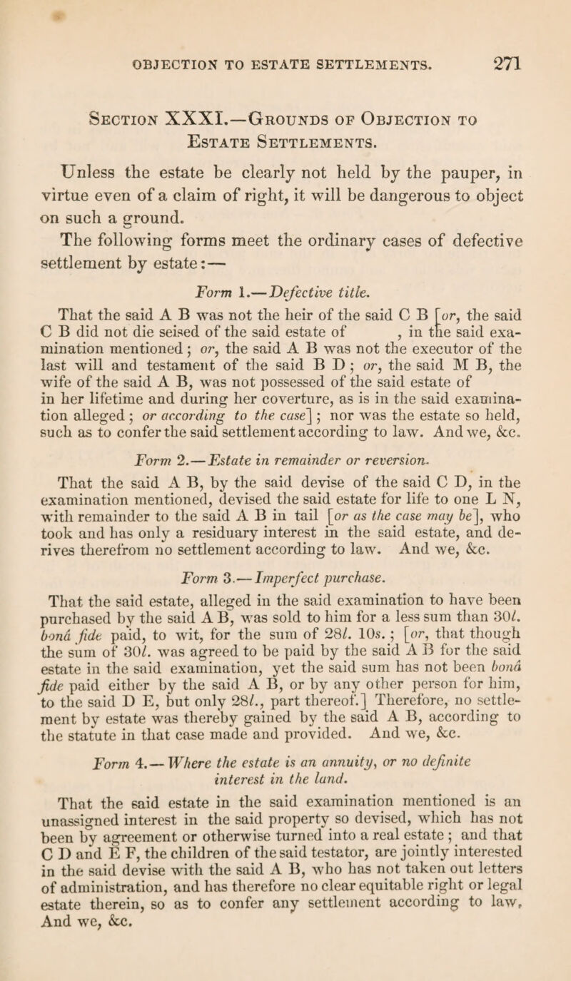 ( 291 ) PART IV. PRACTICE AT SESSIONS. A knowledge of practice points is so essential to counsel and attorneys practising in session courts, that we cannot omit some mention of them, and shall extend our remarks to cases which do not exclusively apply to appeals against re¬ movals but to other appeals likewise. Section I. —Appeals against Removals. Order of proceeding.—This varies with the practice of each court, it being the custom of each sessions to frame its own rules. We have copied those of one of the best regu¬ lated of these courts (u), and it may serve, not only as a model for others, but to give a general notion of the system pursued, though in few counties, if any, will it be found to be exactly similar. Wherever general rules of practice on appeals have obtained, they cannot be varied so as to render compliance with such varied rules obligatory ; thus where the sessions required the original order of removal to be filed with the clerk of the peace before the sitting of the court—a vio¬ lation of such rule does not empower them to strike an appeal out; hut the original order of removal must be produced by the appellants where the practice of the sessions requires it; it cannot be proved by the copy filed with the clerk of the peace. It is, however, a preliminary matter of practice, like a notice of appeal, and subject to the interference of the Queen’s Bench (a) See Appendix, D. o 2