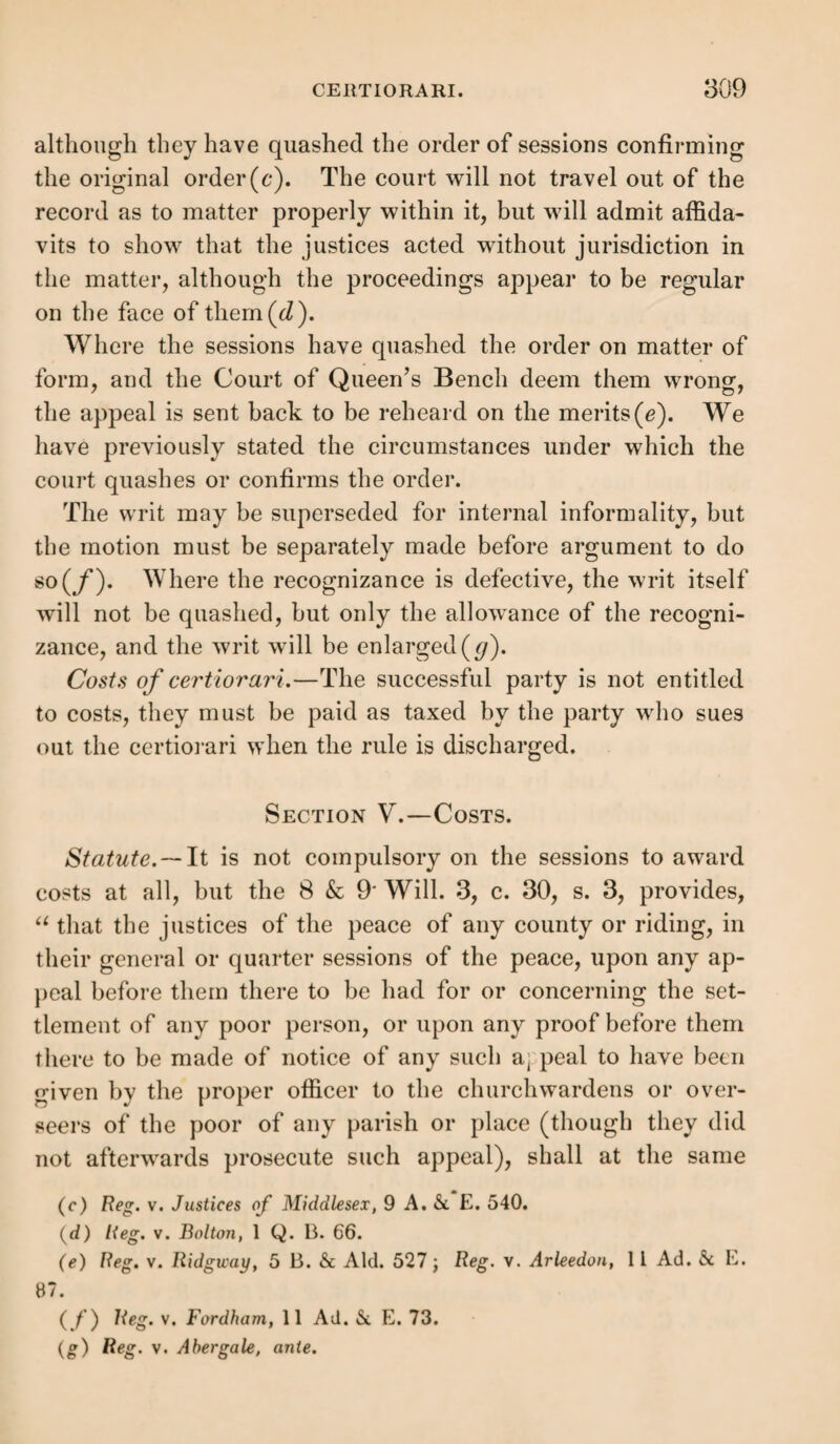 148 alleged marriage was and is null and void according to the form of the statute in that case made and provided, and then being in full force and effect. And we, &c. The parties themselves, and the register book of banns showing the absence of a proper entry, will afford evidence in this case. Form 4.— Where the names were fraudulently assumed before 4 Geo. 4, c. 76, or wholly differed. [Copy preceding form to the asterisk, then as follows] by banns, who were therein and thereby described, and afterwards married as aforesaid, under the names of and , which said names were not the proper names of the said A B and C D, or of either of them, nor were they names the said A B or C D had ever been called or known by, but were fraudulently and with intent to deceive and to frustrate the law, then assumed by the said A B and C D for the purposes aforesaid [omit these words where the names wholly differed but there was no fraud] therefore, &c. as in Form 3. If in this case the names wholly differ, though it arose by accident, proof is required only of the fact, without proof of fraudulent intent, for it wholly invalidated the banns at the time, and therefore the marriage to which banns were essen¬ tial. Where the names only partially differ, as the alteration merely of a letter or letters, leaving the word sounding the same or a Christian name were omitted, then fraudulent intent must be shown ; just as much as if the marriage had taken place since 4 Geo. 4, c. 76. The production of the entry in the register or a certified copy will be the best evi¬ dence of the variance, and the admission of either party of the fraudulent intent. The fraud of other parties will not invalidate the marriage. Form 5.— Where both parties wilfully marry without banns or license, since 4 Geo. 4, c. 76. (November 1, 1823) (a). That the said A B and C D knowingly and wilfully intermarried on the day of , a.d. 18 >5, as in the examination mentioned, without due publication of banns or license [if since March 1, 1837, add—or certificate of notice], from a person or per¬ sons having authority to grant the same, first had and obtained, according to the form of the statute in that case made and provided. Therefore the said marriage was and still is null and void. And we, &c. (a) Still in full force as to church marriages.