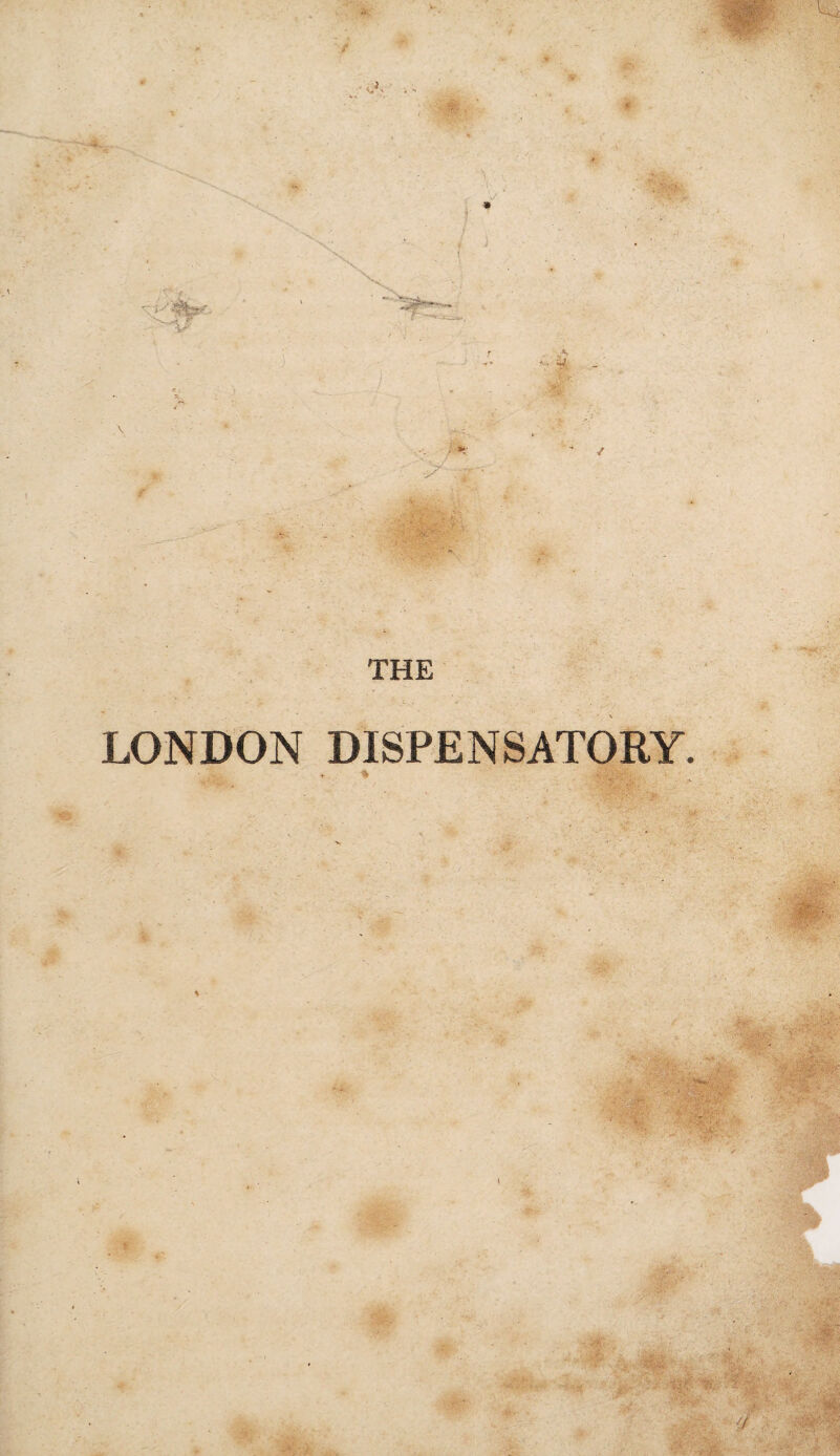 LONDON DISPENSATORY