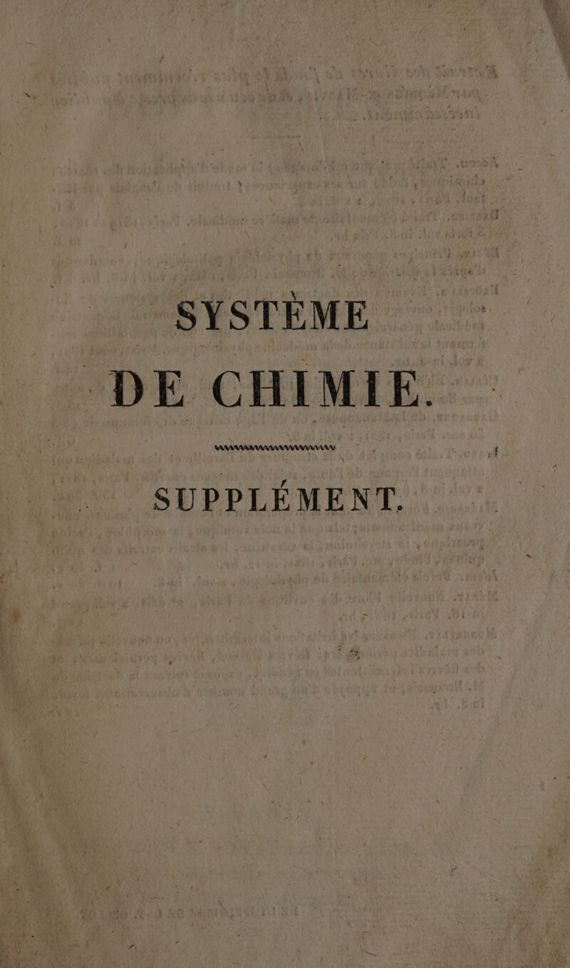 SYSTÈME AMANARAANRANANNAANANNNUY 3 SUPPLÉMENT.