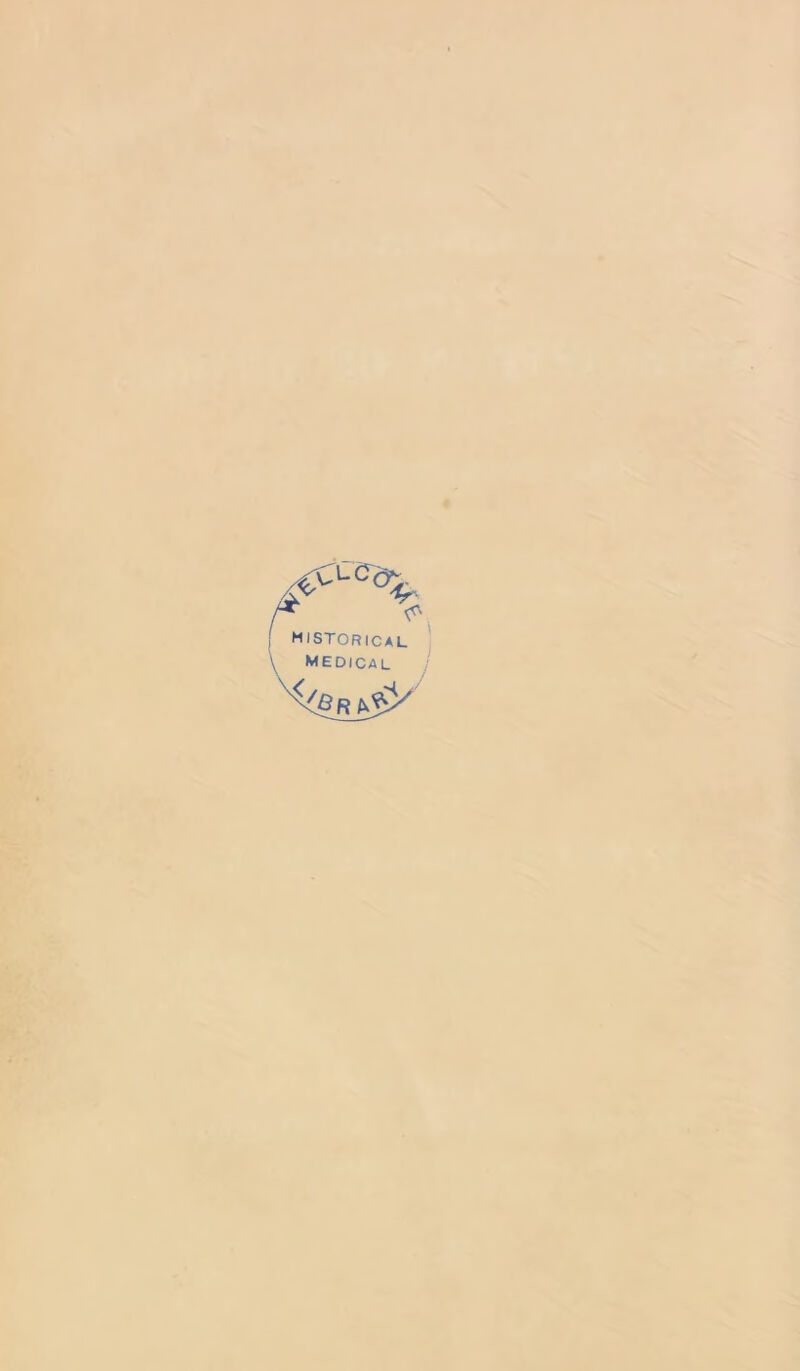 HISTORICAL \ medical