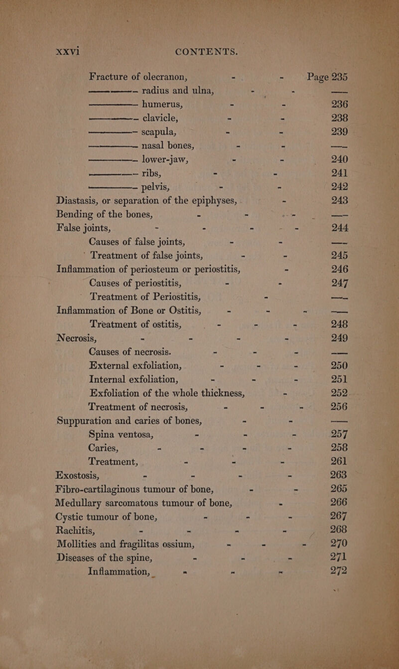 humerus, scapula, lower-jaw, ribs, Necrosis, Rachitis,