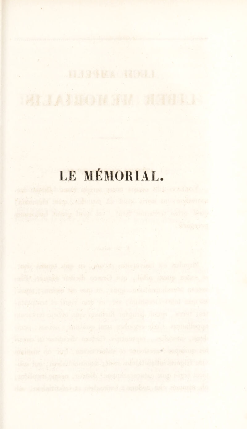 LE MÉMORIAL