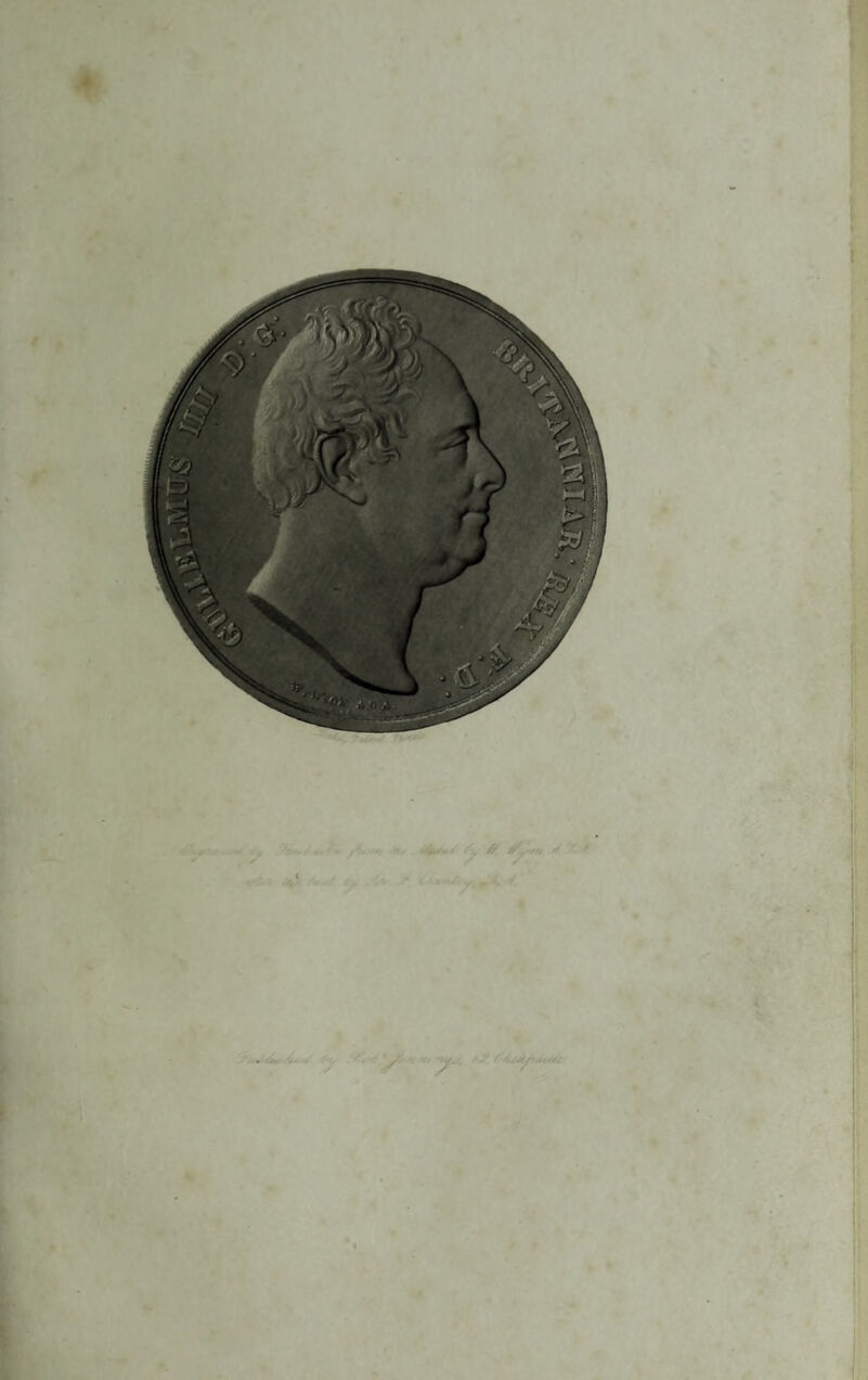 22 394 An ancient silver seal, with anchor, on jacynth; 1, of steel; and 2, of jaspei in swivel setting 395 An obelisk seal, with sphynx, on triangular bloodstone; and aflat swive seal, surmounted by a sphinx 396 One, with a snake of chased gold, on cornelian; a swivel seal, with “ A. F., royal cypher, on hoematite ; and 1, of cornelian—unmounted 397 One, of crystal, with a head ; 1, with a dog, on white cornelian ; a brooch with a horse, on jet; and head of George IV., on glass 398 A LARGE GOLD MEDAL, BY WYON, OF WILLIAM IV. as Patron of the Royal Society, with the statue of Newton on thi reverse, in a case 399 A proof of the same, in silver 400 A large chased gold seal, with the crown, and star and collar of the Garter on red cornelian 401 A large swivel seal, with head of Ariadne, on white cornelian, in rich chasec setting 402 A small square seal, with “ A. F.,” royal cypher, on amethyst; and l, oi white cornelian 403 One, with a dog and goat, antique intaglio; and an oval seal, with roya cypher, on white cornelian 404 A snake seal, with royal cypher, on bloodstone 405 A very large chased seal, with cupids, and head of Time, on ret cornelian 406 Two seals, enamelled, and set with pearls, with royal cypher, on amethys and white cornelian 407 A large seal, set with small circles of red and white cornelian, with roya arms, on jasper 408 A snake seal, with royal arms, on jasper 409 A gold seal, in the form of Pompey’s pillar, with royal arms on jasper 410 A chased gold and coral seal, with cypher ; and 1, with cypher C. R., oi white cornelian