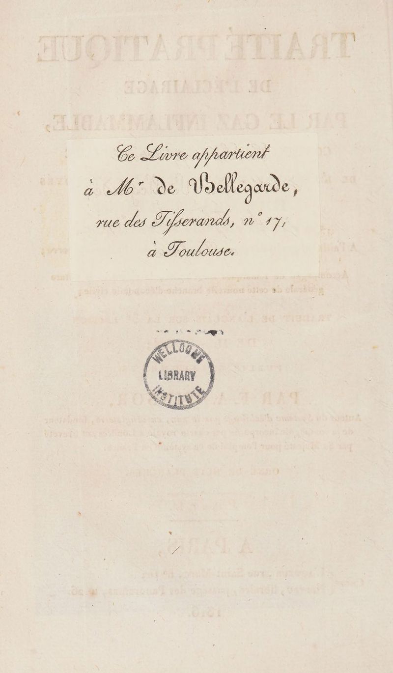 Ce Pre afhartient 2 A0 de Uellegade ; vue des Tijberandi, n°1 72 a Toulouse.