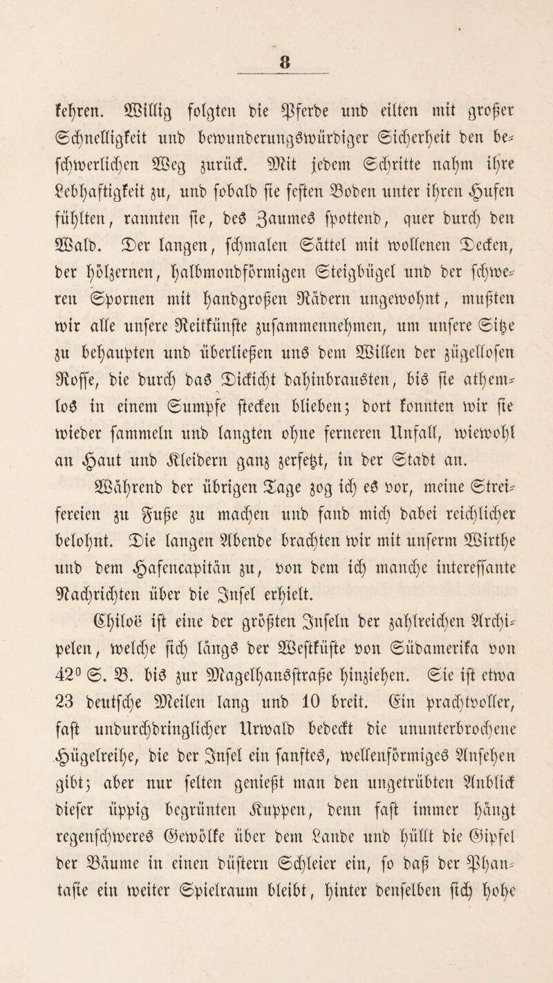 kr be^aflen, uteilt inbegriffen, belaufen ftd) auf 19000 fkafter. SBaf)reitb bc3 25efreiung$fricgeö erhielt eö eine 3<üt lang beit bauten ,gelegte be ©au Martin ftu (Sfrett be3 23efreier3 son (Sfile), halb aber mürbe ifnt fein urfprüitglidjer 97ame lieber beigetegk ©eit ©tubentcit ber ^Otebicin ift ba3 bem $D7arque$ be la ßoncorbia im SafrlBlO geftiftete „(£olegio be ©an gentanbo angemiefeit; im 3afr 1826 erhielt eö beit tarnen „(Eolegio be la BOcebiciita be la inbefeitbcneia, beit e$ auef in ber ©fat Serbien!, beim bie SDbebicitt wirb bort in einer merfmürbigen Unabf ängigfeit seit Drbnuttg, ©Aftern ttitb Dvationalität ge^ lefrt. 23on allen brei gacultäteu ift bie mebicinifcfje weitaus am fd)led)tefteit bcftellt. ©ie tßrofefforett, bie fetbft nie einen orbentlid)eit Unterrid)t genoffen fabelt, tf eilen ba$ Zeitige, n)aö fte nnffett, ifren ©efttlent itodj bürftiger mit. Um ©alett, (Hellen unb 23 ton ffai 3 breft ftd) ifre gait^e ÜBiffenfdjaft 5 alle merben mißserfiattben unb entftelft. ©ie 3afl ber ©cfüler beläuft fiel) auf 12—15, bie ber Bprofefforett am (Kollegium auf §mei. ©ie (Slinica Serben im äpofpitale ©an 2lnbre3 gefältelt; in biefem ift attef baö im 3afr 1792 erbaute anatomifdje 21 m- :pf itfeater, bcffeit elfterer ©irector ber fefr befannte au6ge§eid)* nete ©octor ©on äpipbolito Uttanue mar. ©eine gefaltoolle (£ri>ffnung6rebe ift im Mercurio peruano, Tom VII, 1793 abgebnteft. ©a tuegeit ber großen ^ife bie 2eidjname fattm 24 ©tun* beit lang aufbemafrt merbeit fönnett, fo mirb babttrd) beut grünbliefeit ©tubittm ber Anatomie ein großem f>iitberniß in beit 2Öeg gelegt unb man barf ftd) ttid)t inuitbent, baß bie eingebauten 2fer§te nur fefr rofe begriffe soit biefer für bie siebtem fo fod)Wid)tigen Siffeitfcfaft fabelt.