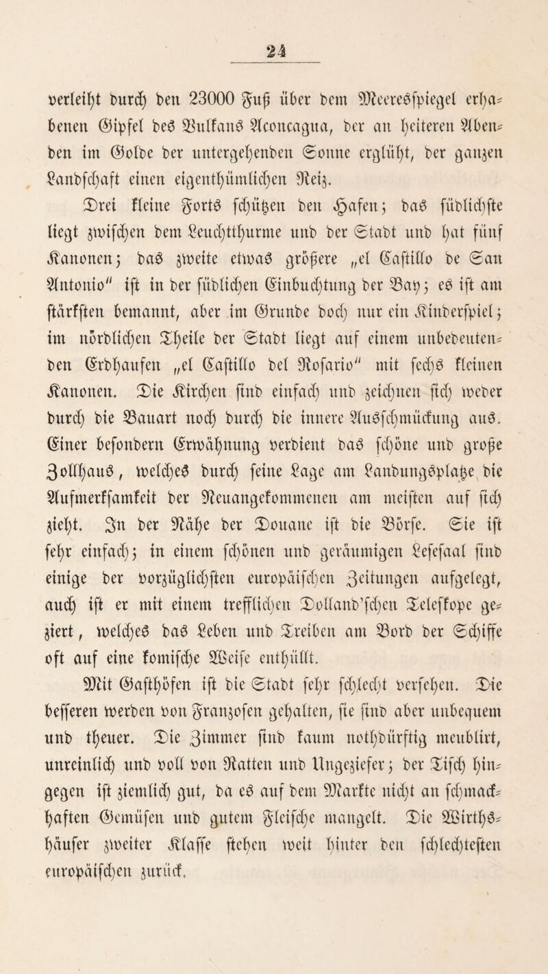 308 unPerbroffen unb of)tte Forderliche 9taf)rung fortgefegt/ bxtrfen gen>t^ nid)t einem bto$ porübergel)enben £Ret^e gugefc^riebett merben, fonbern ftnb gotge be$ nä^renben *ßrin§ip6 biefer Blätter. 3d) vt>iH hier nur ein 23eifpiet ber großen Slu£baucr ber Snbianer beim ©enttffe ber (Soca of)ne aitbere Nahrung anfüßren. (Sin (£f)oto Pon ^uart., §atun «Jrjuamang, „ber große @eier genannt, machte für mid) maljrenb fünf Dagen unb eben fo mieten 9Md)ten feßr mühepofte 2tu3gra? bungen, oßne maljrenb biefer 3<dt irgenb eine ©peife §u ge? nießen ober ftd) meßr aU $mei ©tuttben ©djlaf jebe 9?ad)t $u gönnen; alte 21/2 bi6 3 ©tunben baute er aber ungefaßt eine bjatbe Un^e Blatter nnb beßielt ben 2tcultico immer im Sttunb. 3d) mar bie gan§e 3?it über bei ißm nnb fonnte ißn atfo genau beobachten. Üftad) poltenbeter Arbeit begleit tete er mid) mäßtenb eine3 §meitagigen Wittes 23 £egua6 meit über bie §od)ebenen unb tief %u guße neben meinem rafd)fd)reitenben 9}kuttt)iere unetmüblid) fort unb rut)te nur, memt er ba$ 33ebürfniß ^um (St)acd)ar füllte. 2U6 er mid) Pertieß, perftd)ette er mir, er mürbe gerne fogleid) nod) ein? mal bie namtid)en Arbeiten, ot)ne ^u effen, perrid)ten, menn id) ißm nur genug (Soea gebe. Der 90?ann mar, mie mir ber Pfarrer beg Dorfeg perftd)erte, fd)on 62 3aßre alt unb fott in feinem £ebeit nod) nie franf gemefext fein. Die Snbianer behaupten, baß bie (Soca bag befte Mittel gegen bie 2ftfjmunggbefchmerben beim rafd)en ©teigen in ber (Sorbittera unb $una fep. 3d) bin pon biefer Sßirfung Pott? fommen überzeugt, ba id) fte an mir fetbft feßt häufig er? probt habe. 2öemt id) in ber $una, auf einer <£jöße Pon 14000 guß ü. , auf bie 3^gb ging, tranf id) immer einen ftarfeu Dßee pon (Socabtattern unb fonnte bann mit