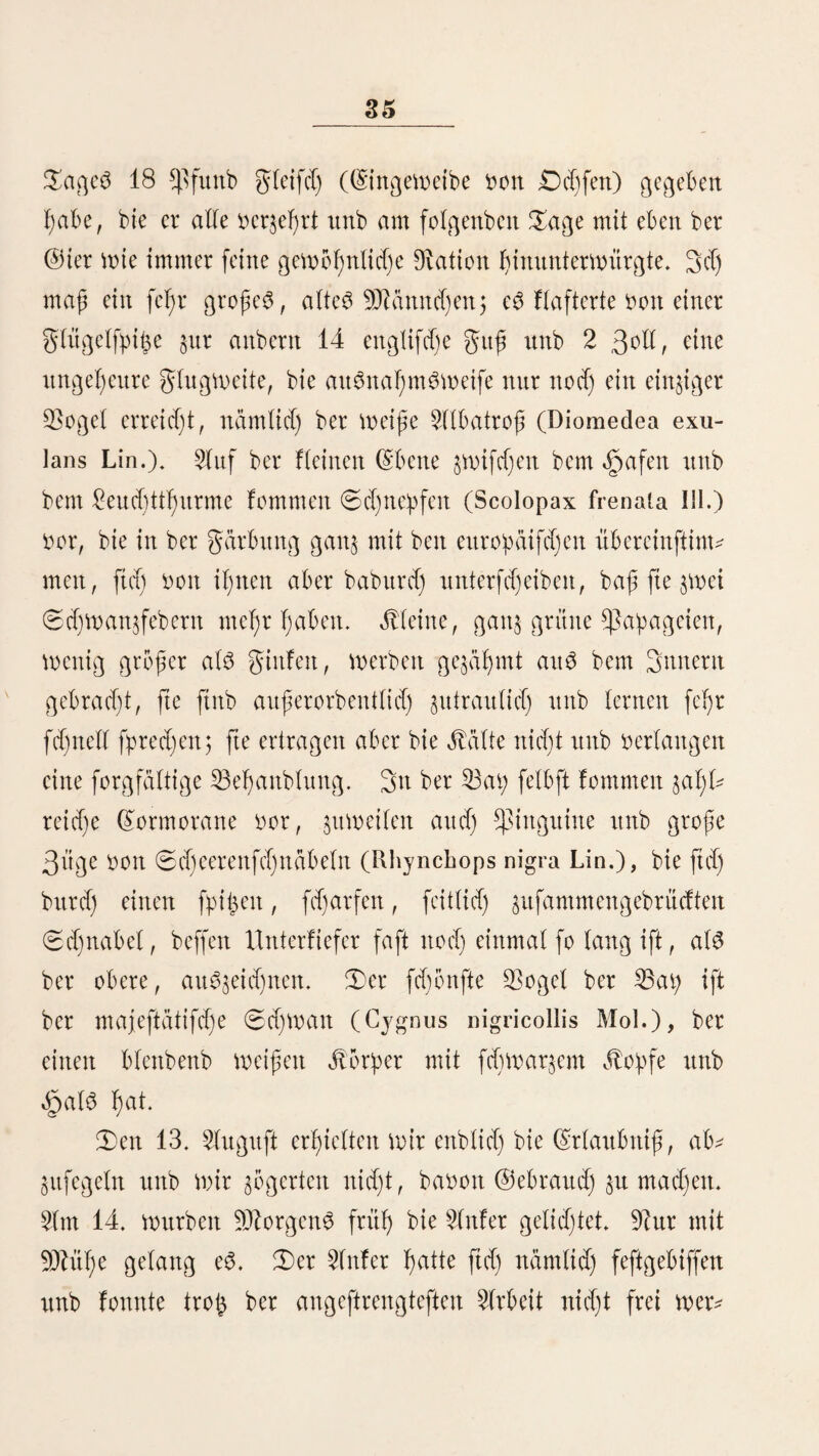 160 gugiehen. ©el)r fjerne mau fie gu Kimmen unb al£ fold)e erfüllen fte ihren 3^ecf uortreffltd). 3I)re Eitelfeit ift uttbe? grünet unb mit großer ©iitnlidjfeit uerbttnben. Seben Neal, ben fte ftd) erfparen Knuten, mettben fte an Reibung unb ^upgegenftänbe. 3n feinen, weißen, reief) mit ©piigen be* festen Ntouffeltiu$leibertt, bie nid)t gang bi£ 51t ben ätnodjeln hinunter reichen, mit htrgett Kenneln, auö betten bie fofyK fdjmargen Nrrne hernor quellen, mit blaßrotßen feibenen ©triinv pfett, hellblauen 5ltla£fd)uhen, großen golbenen Dßrettge^ ßängett, naeftem §al6 unb 53 nt ft ftolgiren fte an gefttagen einher. 5led)te, fehr merthoolle Ebelfteine machen oft ihren ©djmud au@. (Sitte ©clanitt einer mir bekannten gamilte befaß eine ©d)ttttr ber größten unb feinfteit panamentfdjen perlen, bie mehrere taufenb ^ha^er wertf) war. ©a£ reine 2Öeiß biefe£ ©d)mitcfe3 fwk ft cf) ttmttbemtl auf bem tief? fdpuargen Kadett hetwor unb gierte bie Negerfclaoin mehr ale bie fd)onfte Europäerin. Ü)a0 ©efebäft ber 935 äfer innen wirb in Lima meiftenS Pott Negerinnen, aber feßr fd)onuitg£lo0, betrieben. ©ie gerflopfen am glttffe bie Lütge gwifd)ett gwei ©teilten fo, baß attcl) bie ftärffte Leittwanb in ävttrgem gang burchlöchert ift. ©ie f^ben bie üble ©ewohnßeit, bie Ü85äfd)e feßr lange gu beßaltett, ehe fte biefelbe gttrücfbringen. Nacf) ilwem Em¬ pfange wafdjett fte fo gleich einen %ty\l baoott, befottbere äjjemben, ©trümpfe unb Leintücher, unb bebiettett fid) bann berfelben gu ihrem eigenen @ebraitd)e; ihre 53etten ftnb mit frembett Leintüchern bebeeft unb ihre Ntämter ober (beliebten tragen an geiertagen bie feinfteit äpemben, bie wahrlich itid)t für fie gemadjt wnrbett. Nadj gwei bis brei Neonaten wirb bie 2Bäfd;e, nad) hefigem Gebrauche, lieber gereinigt