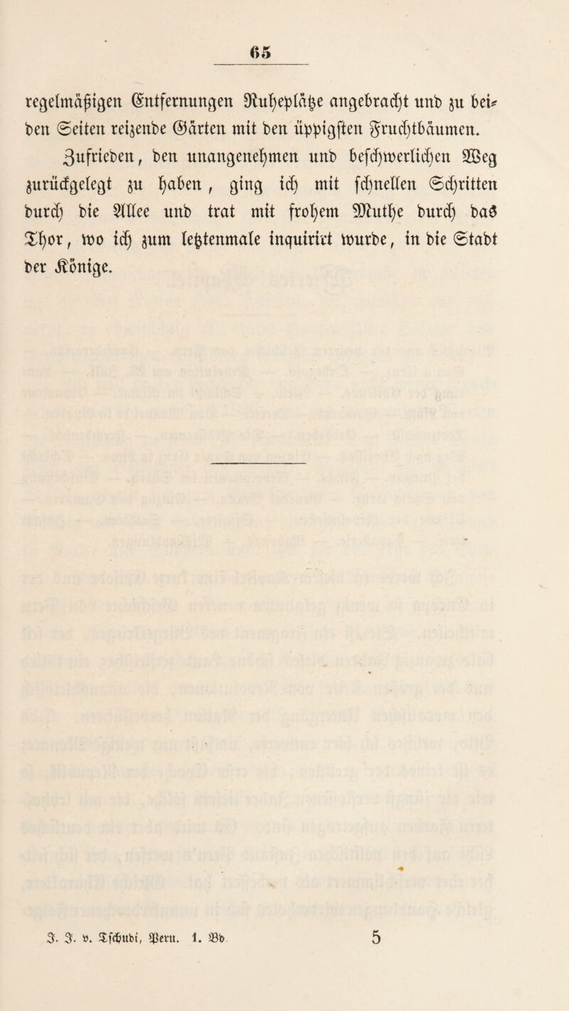 3 l)ier ben burd) bte jQuebraba oon Vtatucana^ verfolgen, um fo met)r, ba id) im ©tanbe bin, für bie äpauptborfer auf bemfelben, eigene unb frembe barometrifdje «§5^enmeffungen an§ugeben, wa$ um fo größere^ Sntereffe I)at, ba bie (Sor^ billera l)ier §iemlid) nal)e an ber ^üfte oorbeiftreid)t. 2)urd) ba6 am meiften nad) £)ften gelegene $t)or oon Sima, bie ^ortaba be VtaraoillaS, gelangt man auf eine breite Strafe, bie, bem ^anteon vorüber, in geringer (Entfernung »om linfen Ufer be$ Vimac, ftd) gerabe nad) £>ften K)in§iet)t. 9lnbertf)alb Segua6 oon ber ©tabt füf)rt fte über eine ftei* nerne Vrüde, ben „Quente be ©urco, ber wegen ber ©traßen* räuber eben fo berüd)tigt ift, al6 ber $alo feco auf bem Vkge nad) $a$co unb Falles* ©ie ©egenb l)at ein büftereS unb wilbeS 2(u6fef)en. ©raue, fterile, bon aller Vegetation entblößte ^ügelfetten fd)ließen ba$ £f>al ein, beffen gläd)e größtenteils mit ©anb unb Riefeln bebeeft ift» Verobete Vlantagen, eingeftürjte ©rän^mauern, große t)alb jerftorte SÖo^nungen geigen, baß ftd) früher ein reges Seben ba be* wegte, wo {e£t nur nod) ber morbfüd)tige Vanbit bem fjarm* lofen Veifenben auflauert. SängS beS gluffeS erftreden ftd) Vtefywetben auf mage* rem Vtoorgrunbe, nur wo ber Vobett fünftlid) bewäffert unb gebüngt wirb, trägt er $lee unb VtaiS. ©aS niebrige @e* büfd) unb Vofjr, weld)eS längs ben Ufern beS Vtmac wäd)St, liefert ben ^ol^bebarf für Sima unb ift ber größte 9teid)tl)um mehrerer Plantagen biefeS SdjaleS. ©>ie 3afyl ber bewohnten »§acienbaS ift nur nod) gering, ©ie bebeutenbfte ift V a* ri ad)i, oier SeguaS oon Sima. Von l)ier auS biegt ftd) ber Vkg nad) Vorboften unb beljält biefe nämlid)e Vid)tung mit geringer 5lbweid)ung bis $um $uße ber (Eorbillera. 9lm