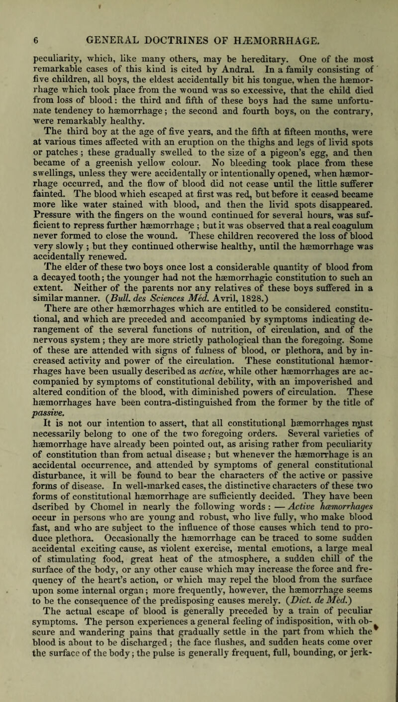 'were the heart and muscular envelope of the stomach, intestines, and urinary bladder, together -with one or two other exceptions. The outer cyst, in all probability, does not properly belong to the worm, but may be supposed to be formed around it by the adjacent parts, after the usual manner of entozootic cysts ; but it may be questioned how far the inner cyst is formed in the same way, or whether it may not rather be looked upon as constituting a proper envelope to the embryotic worm. The history of the cases in which the trichina has been found, does not afford any clue which might serve to explain the cause of their presence. They have been found equally in the diseased and in the healthy ; in those who have died from chronic disease attended by atrophy, and in those who have been cut off in robust health by some violent accident, as fracture of the skull. They have been also equally observed in the dead-house of the hospital when the examin¬ ation has been made a few hours after death, and in the dissecting room where it has been delayed for some days. No symptoms have been in any case ma¬ nifested during life which could lead to the supposition of their existence, and in all cases the individuals themselves appear to have been unaware of their presence. To those who may have the opportunity of examining this remarkable ento- zoon, which appears to have been so long overlooked, probably on account of its minute size, the following observations, as to the best method of pursuing the investigation, may not be without use. To examine the worm, a very thin slice of the muscle, containing about half a dozen cysts, should be placed upon a slip of glass, with a drop of water. This being placed on the stage of the microscope, under a lens of half or a quarter of an inch focus, one of the cysts is to be separated from its attachment to the surrounding cellular tissue, by means of a couple of needles fixed in handles, leaving it however adherent at one extremity, which serves to fix it, while the other is cut off by a cata¬ ract needle, or other fine and sharp instrument, so as to open the inner cyst, but without injuring the worm. This is the most delicate part of the operation, and requires some practice to effect it dexterously. As soon as the cyst is opened, the worm, which is free within it, generally starts out, from the pres¬ sure used during the operation ; or its expulsion may be effected by a very gentle pressure upon the opposite extremity of the cyst. Every thing being then removed from the glass except the worm, this is to be covered by a very thin piece of talc, taking care that there is sufficient water between the talc and glass to prevent the worm being injured by pressure. The object may then be examined by a power ranging from 200 to 500 linear measurement, always using daylight in preference to any other. These examinations should be made, if possible, upon the living worms, at least as far as the internal parts are con¬ cerned, since the natural appearances are often entirely lost when the worms are dead, or they are replaced by others, which are likely to convey erroneous im¬ pressions. The living worms, moreover, will sometimes uncoil themselves, so as to admit of their structure being more clearly seen than when two or three coils are lying over one another, as in the usual position of the animal. The uncoiling, however, may generally be effected by means of a couple of hooked needles. The cysts are best examined by placing the thinnest possible slice of muscle between two slips of glass, or one of talc and one of glass, and slightly press¬ ing them, so as to distribute the muscle in a thin layer. If the edges of these are surrounded by white paint, so as to prevent evaporation, the specimens may be preserved for several months, but become at length decomposed. This me¬ thod is far preferable to that of drying and placing them in Canada balsam, which renders the cysts too transparent. 12. Filaria medinensis. The Guinea, or hair-worm. This worm is developed in the sub-cutaneous cellular texture, chiefly of the lower extremities, espe¬ cially the feet, and in the scrotum, but has also been occasionally found in the abdominal and thoracic parietes, about the head, neck, arms and hands, and