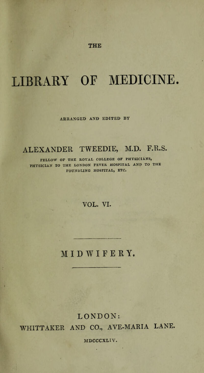 ually by plugging the vagina. The best mode of performing this operation is that recommended by Dr. Dewees of Philadelphia : a piece of soft sponge, of sufficient size to fill the vagina without producing uneasiness, must be wrung out of pretty sharp vinegar, and introduced into the passage up to the os uteri; the blood, in filling the cells of the sponge, coagulates rapidly, and forms a firm clot, which completely seals up the vagina without producing any of those unpleasant effects which are produced by the insertion of a napkin rolled up for the purpose. A hard unyielding mass of this nature frequently produces so much tension, pain of back, and irresistible efforts to bear down, as to render it incapable of being borne for any length of time. The sponge plug may be borne for hours without inconvenience ; we may either leave it to be expelled with the ovum, or after a while remove it for the purpose of ascer¬ taining what progress has been made. If the os uteri be still undilated, and the haemorrhage going on, the plug must be returned. It is however by no means a remedy to be used in every case of haemorrhage, for in most instances the treatment already mentioned will be sufficient to keep it within safe bounds. Where, however, the flooding has become very alarming, and the os uteri still remains firm and but little dilated, the plug will prove an invaluable remedy ; and so long as the os uteri remains in this condition, and the uterus itself shows no disposition to contract, we may safely trust to perfect rest, cold, applications, and the plug. Opium, which in the early stages of the attack is so useful in keeping off contractions of the uterus, will now for this very reason be contra¬ indicated ; it will diminish the power of the uterus, and interfere with the process of expulsion. The acetate of lead has been extolled as a powerful remedy for stopping haemorrhage, more especially by Dr. Dewees, who states that “ in many cases it seems to exert a controul over the bleeding vessels as prompt as the ergot of rye does upon the uterine fibre.” (System of Midwifery, § 1045.) We have never tried this remedy in premature expulsion, having found the means of treatment above mentioned sufficient; the authority however of such nn author demands respect, the more so as it is known to be a valuable remedy in certain forms of menorrhagia. Where a considerable quantity of blood has been lost, and the patient is much reduced, we must endeavour not only to excite the contractile power of the uterus, but also to assist this organ in the expulsion of its contents : syncope in these cases is a dangerous symptom, because, as the patient is in the horizontal posture, it will seldom be induced except by a serious loss of blood; although we must not therefore allow her to flood until she faints, still, however, when the pulse has become considerably affected, the os uteri dilates more readily, and in this way facilitates the expulsion ; we must no longer trust to the plug, for the whole system is beginning to sympathise and grow irritable, the pulse grows quicker and smaller, and the stomach rejects its contents. Although vomiting as well as syncope are symptoms which we cannot safely wait for, they are nevertheless means which nature adopts to relieve herself^ from the impending danger: by syncope she not only produces greater dilatability of the os uteri, but also, by causing a temporary cessation of the heart s action, she fa¬ vours the coagulation of blood, and thus checks the discharge ; whereas, by the involuntary effort of muscles which she excites by the action of vomitmg, the ovum is more speedily separated and expelled. . Where it becomes evident that expulsion cannot be prevented, it ls.our duty to promote this process before nature has had recourse to the means just men¬ tioned. The ergot of rye is here a valuable remedy, for by inducing or in¬ creasing the contractions of the uterus we shorten the process and dimmish the danger: the powder given in cold water is decidedly the best form in which it can be given; in infusion its powers seem to be injured by the heat of the water, and in tincture by the action of the spirit: the addition of about half its quantity of borax renders its action more powerful and certain. Borax has been long considered in Germany to possess a specific power in exciting uterine contraction, but it was first recommended for that purpose in this