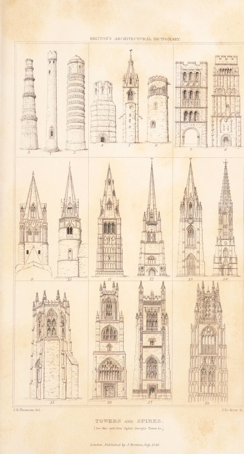 ^ Set tlxe an’tit-.les .Sj)i.L'e , Steeple TtiwerX-c^ Lmuio?!.. //ahb\shM by J. Hi'f.tfx)/i,Syly I83S.