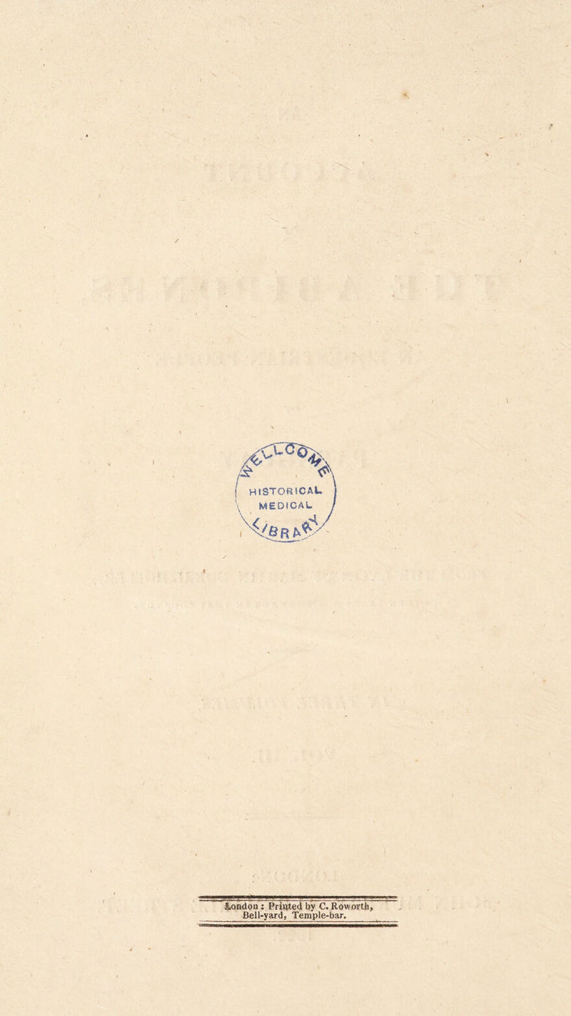 London : Printed by C. Roworth, Bell-yard, Temple-bar.