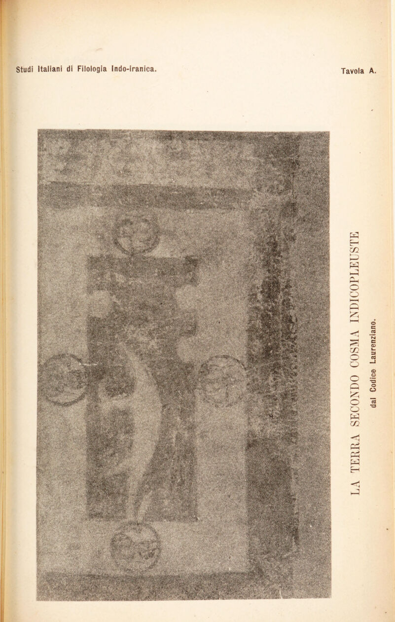 I Studi Italiani di Filologia Indo-iranica. Tavola A.