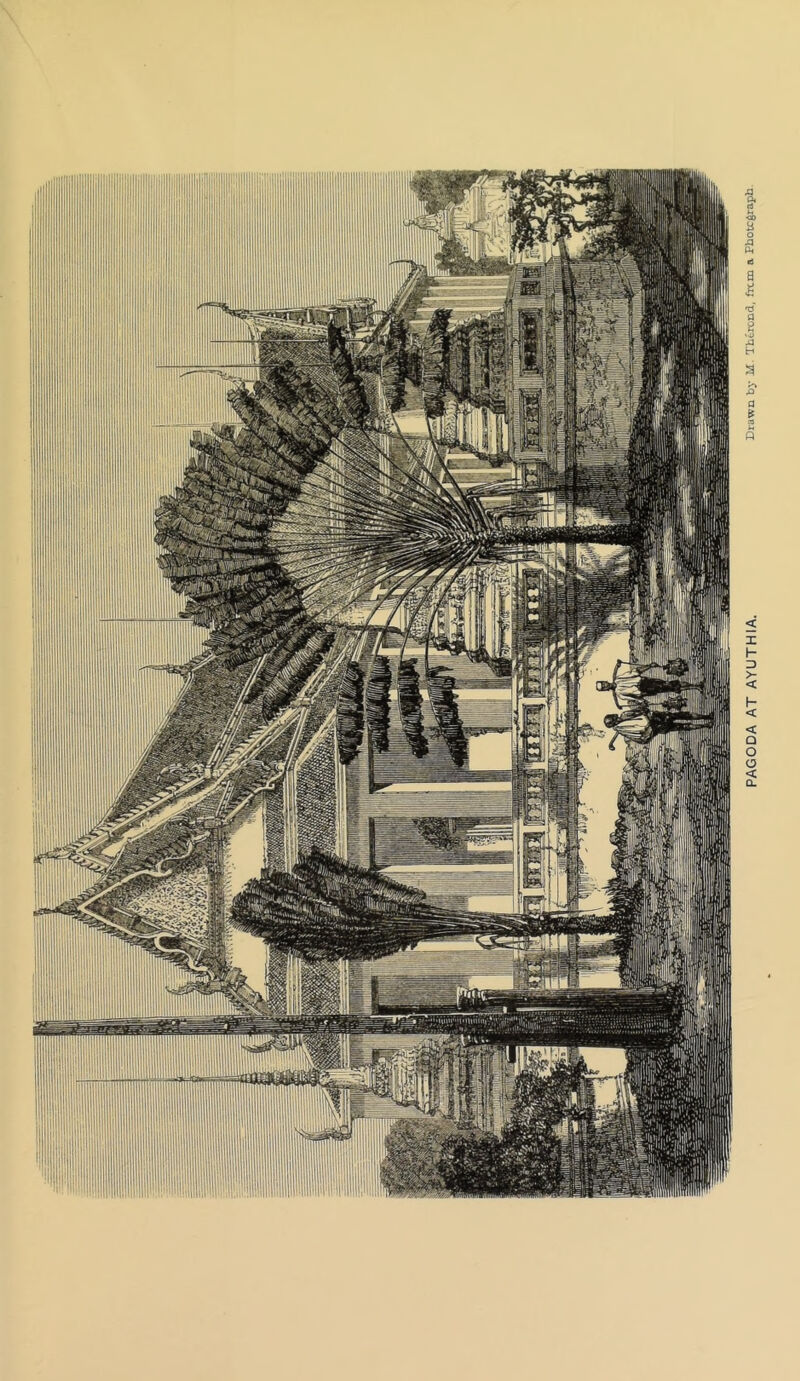 PAGODA AT AYUTHIA. Drawn by M. TLuond, frcm a. Pbotegraph