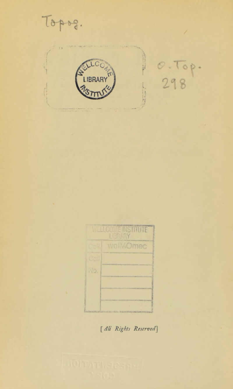 [ All Rights Reserved]