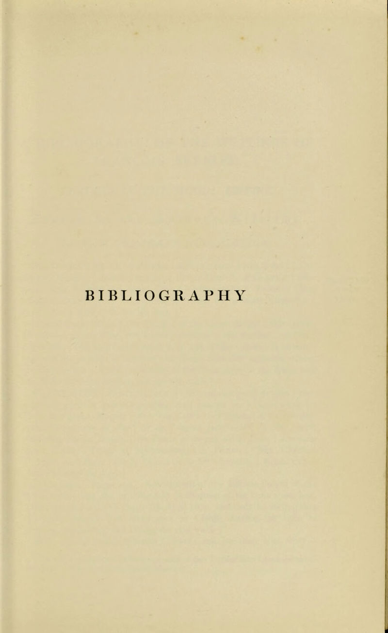 BIBLIOGRAPHY