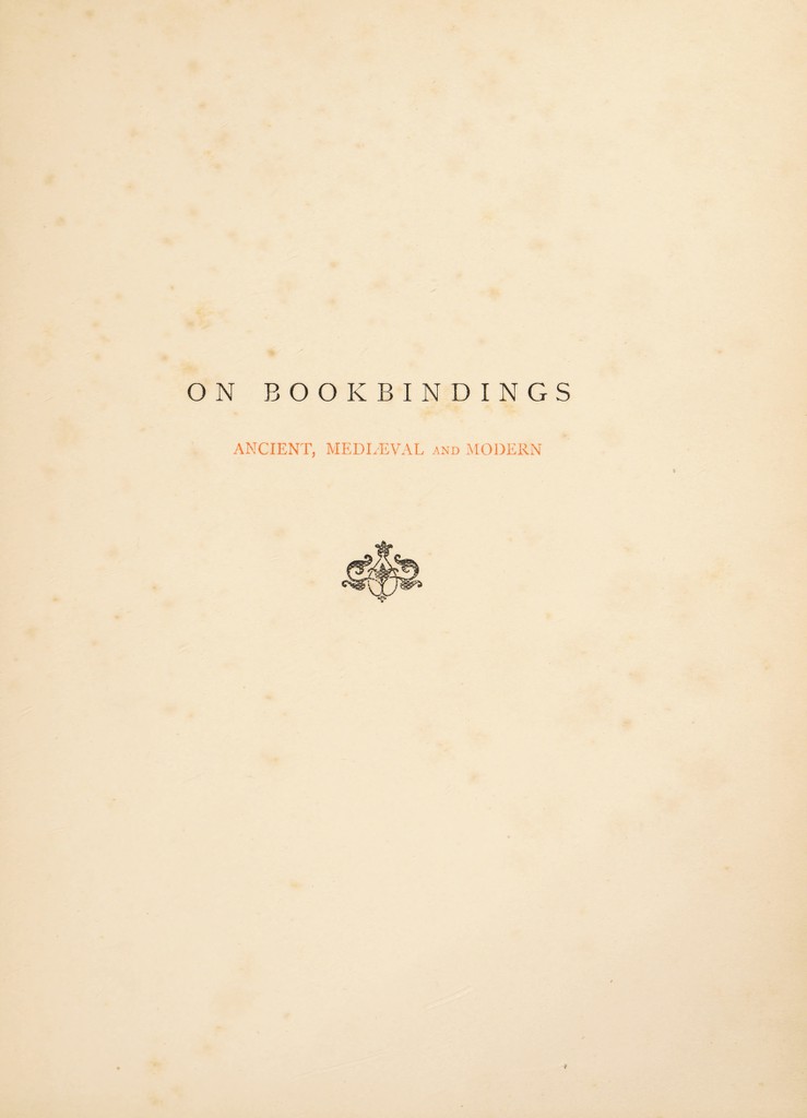 Joseph Cundall On Bookbinding　ジョセフ・カンダル Joseph Cundall On Bookbinding ジョセフ・カンダル - メルカリ