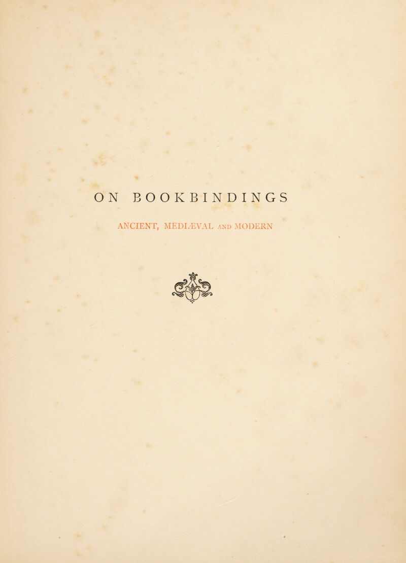 ANCIENT, MEDIAEVAL and MODERN