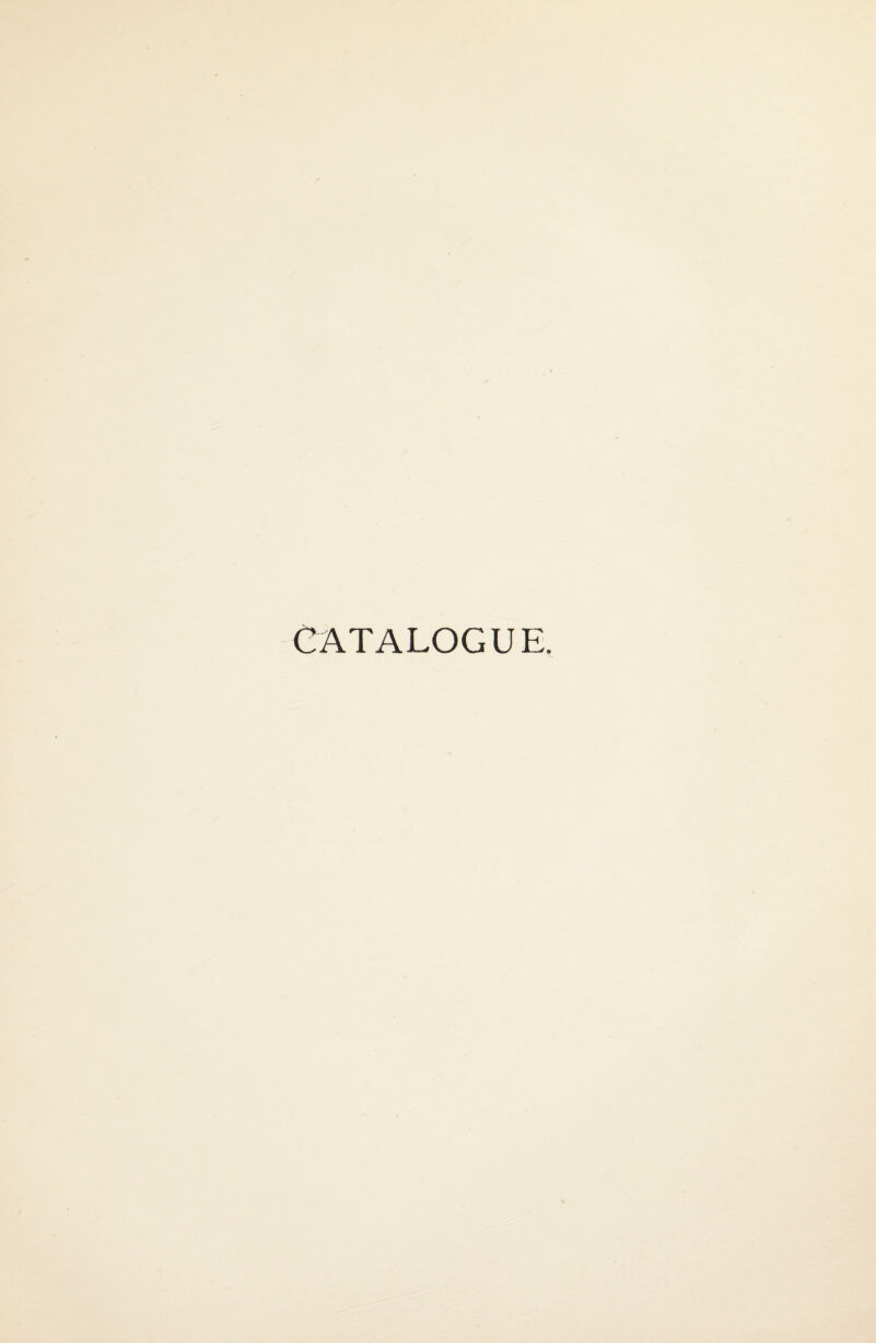CATALOGUE.